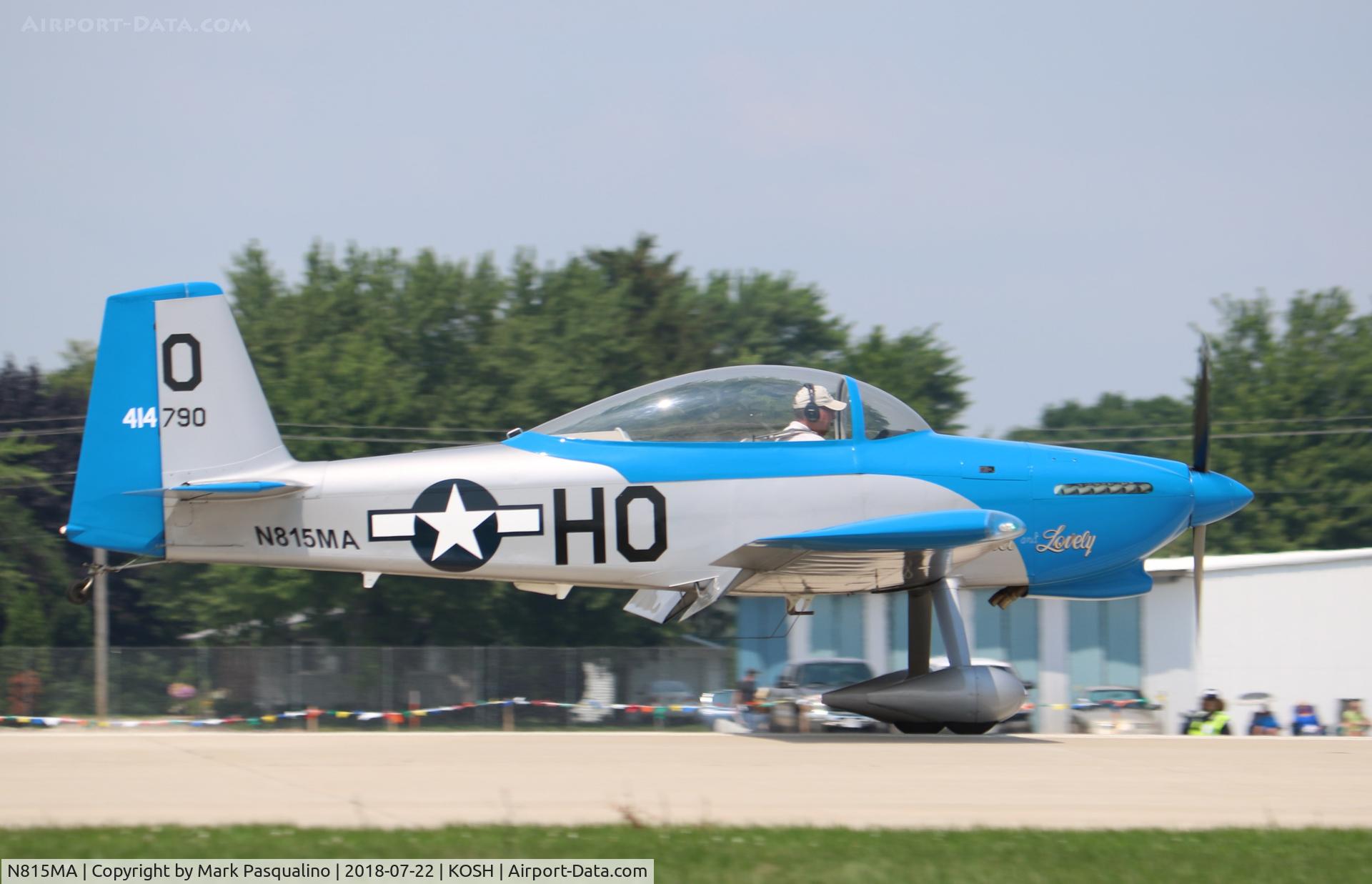 N815MA, 2007 Vans RV-8 C/N 82287, Vans RV-8