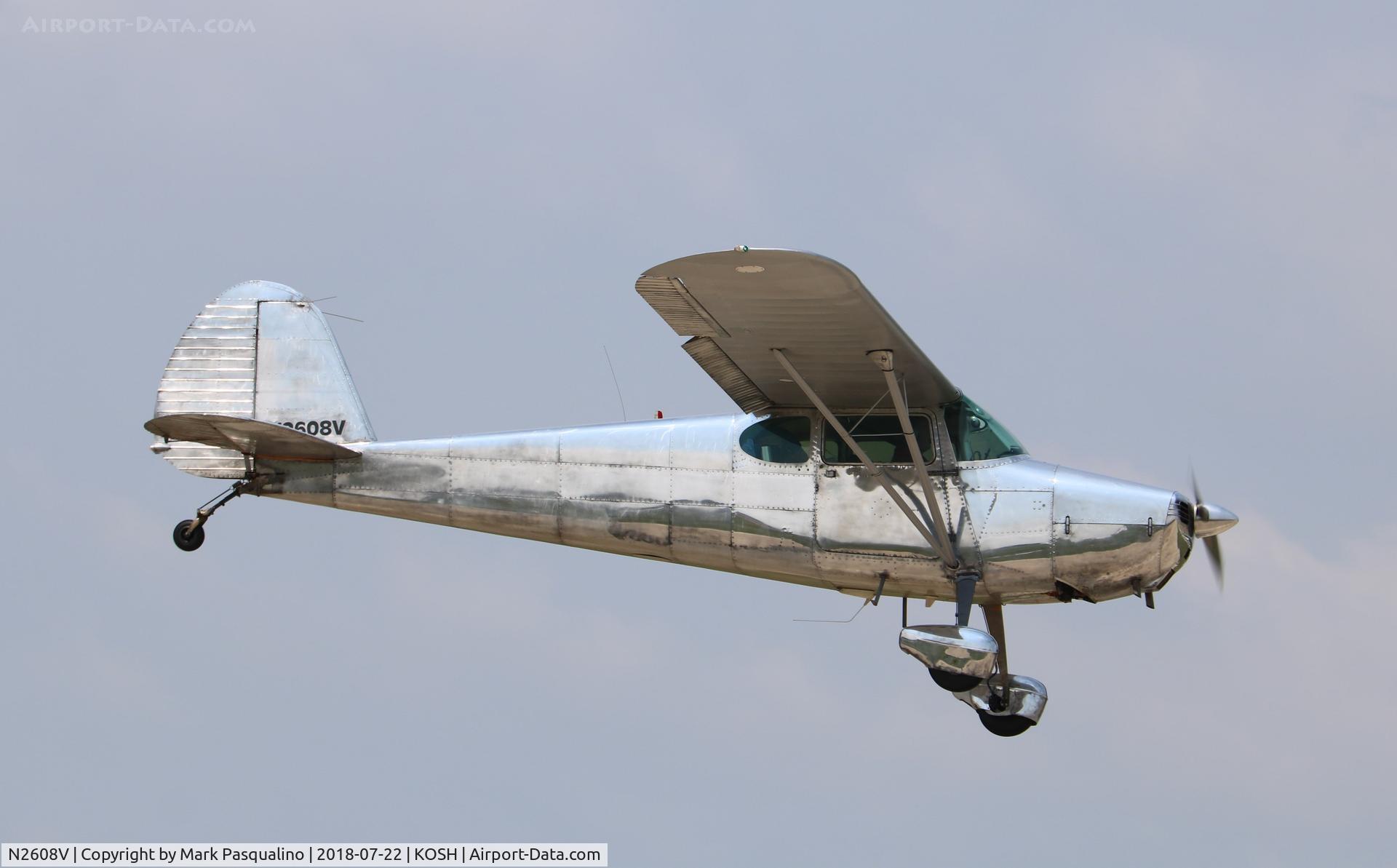 N2608V, 1948 Cessna 170 C/N 18118, Cessna 170
