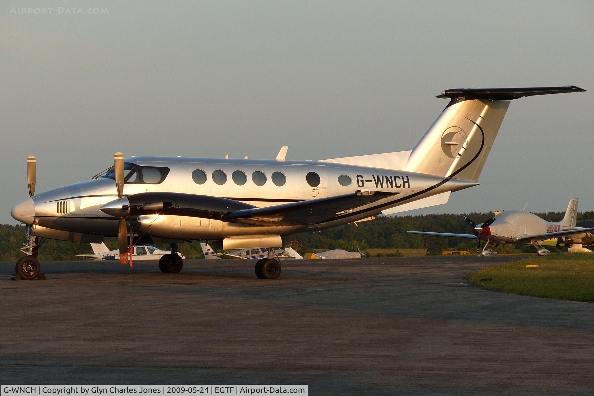 G-WNCH, 1986 Beech B200 Super King Air King Air C/N BB-1259, Previously G-OMGI and N800MG. Operated by Synergy Aviation.