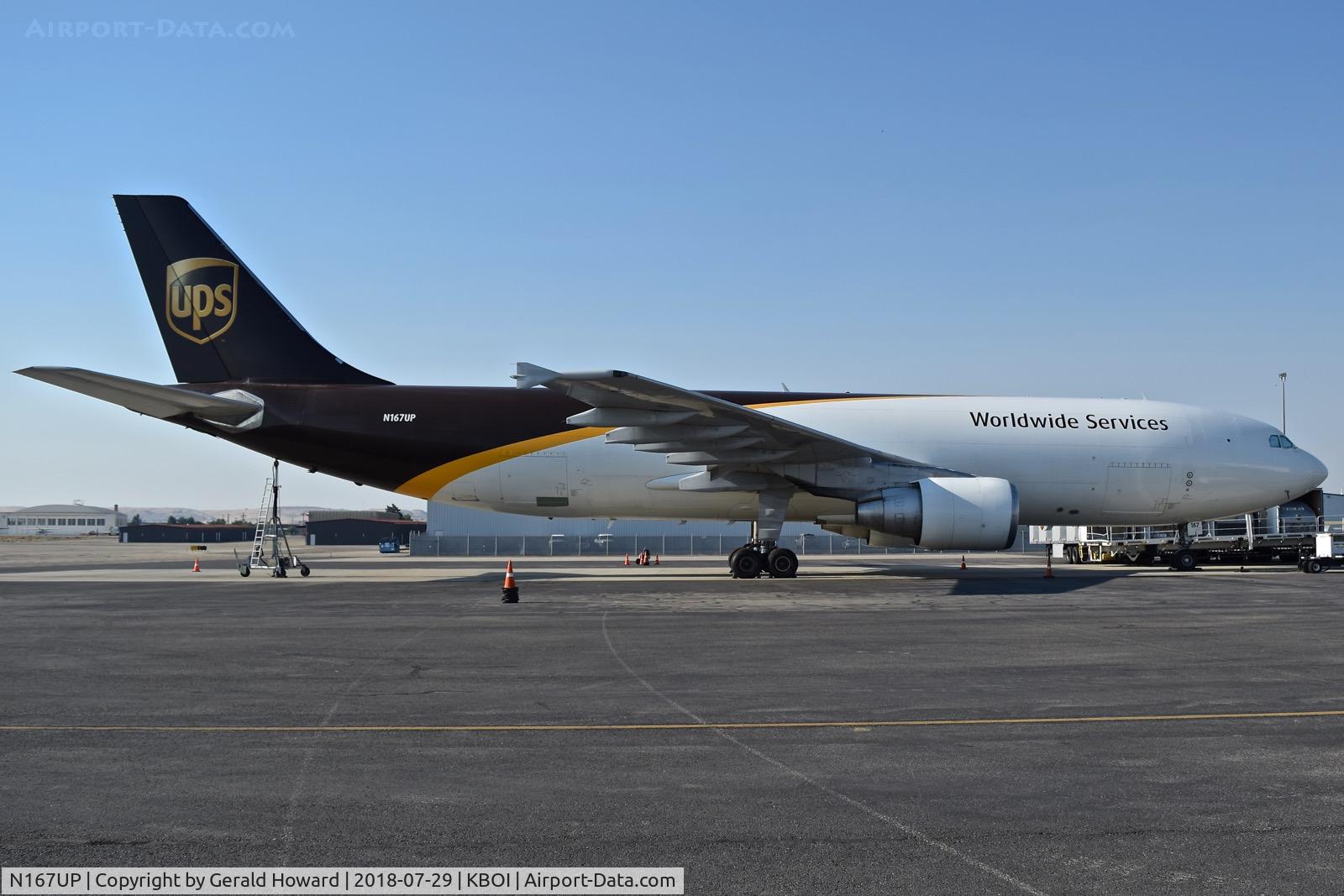 N167UP, 2005 Airbus A300F4-622R C/N 0862, parked on the UPS ramp.