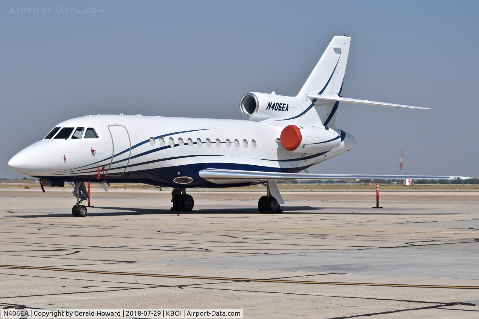 N406EA, 1999 Dassault Falcon 900EX C/N 57, Parked on the south GA ramp.