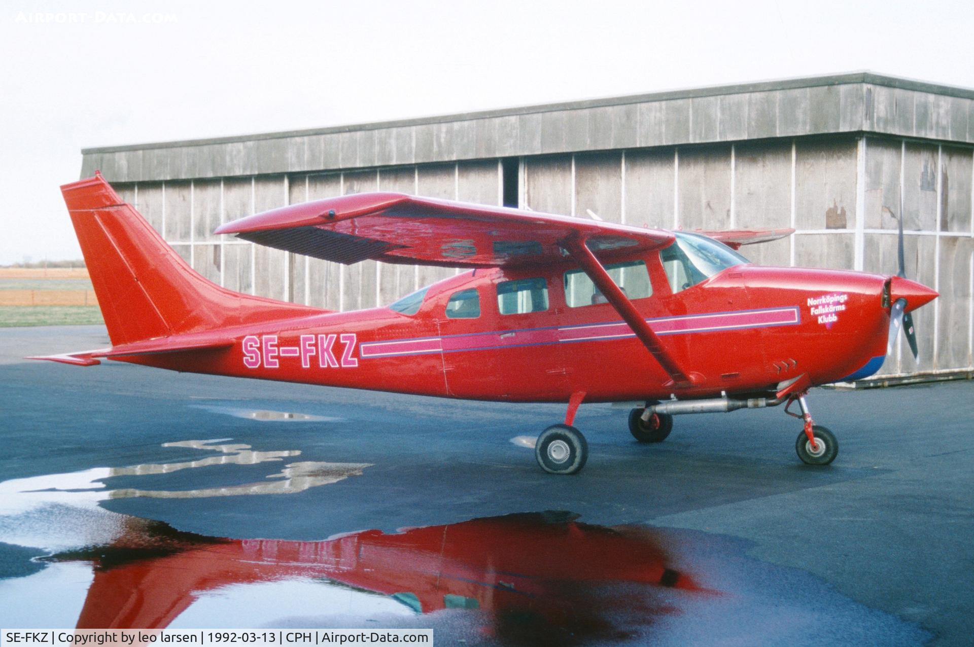 SE-FKZ, 1970 Cessna U-206D C/N U206-1384, Copenhagen 13.3.1992