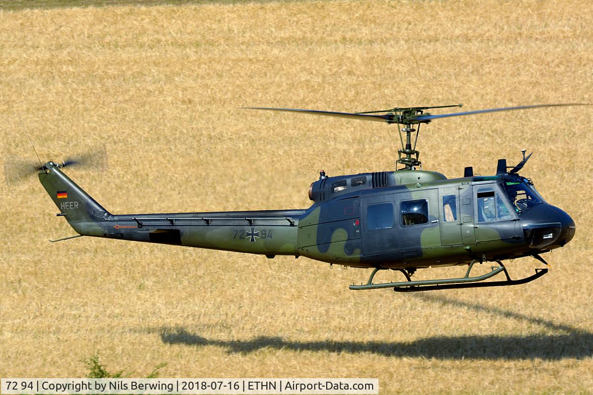 72 94, Bell (Dornier) UH-1D Iroquois (205) C/N 8414, 72+94 at ETHN