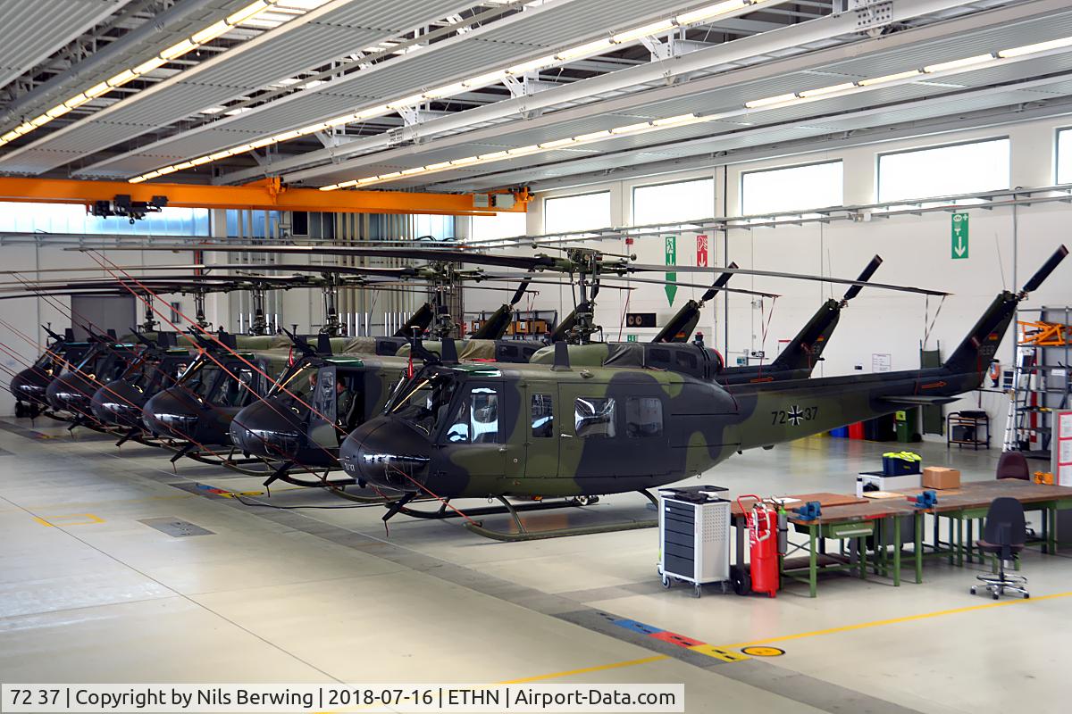 72 37, Bell (Dornier) UH-1D Iroquois (205) C/N 8357, 72+37 at ETHN
