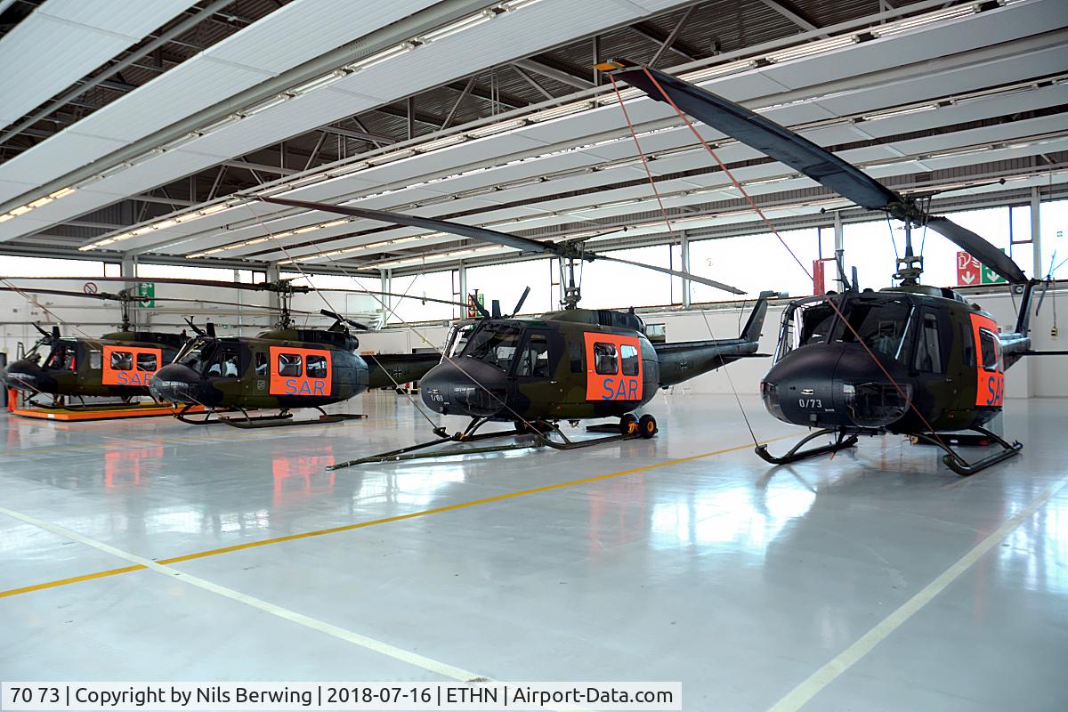 70 73, Bell (Dornier) UH-1D Iroquois (205) C/N 8133, 70+73 at ETHN