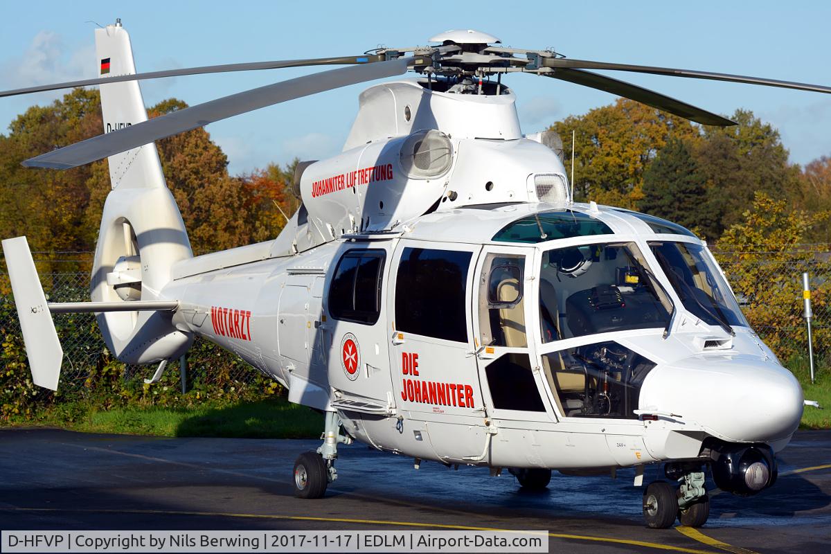 D-HFVP, Aerospatiale SA-365N Dauphin 2 C/N 6352, D-HFVP at Marl/Lohmühle