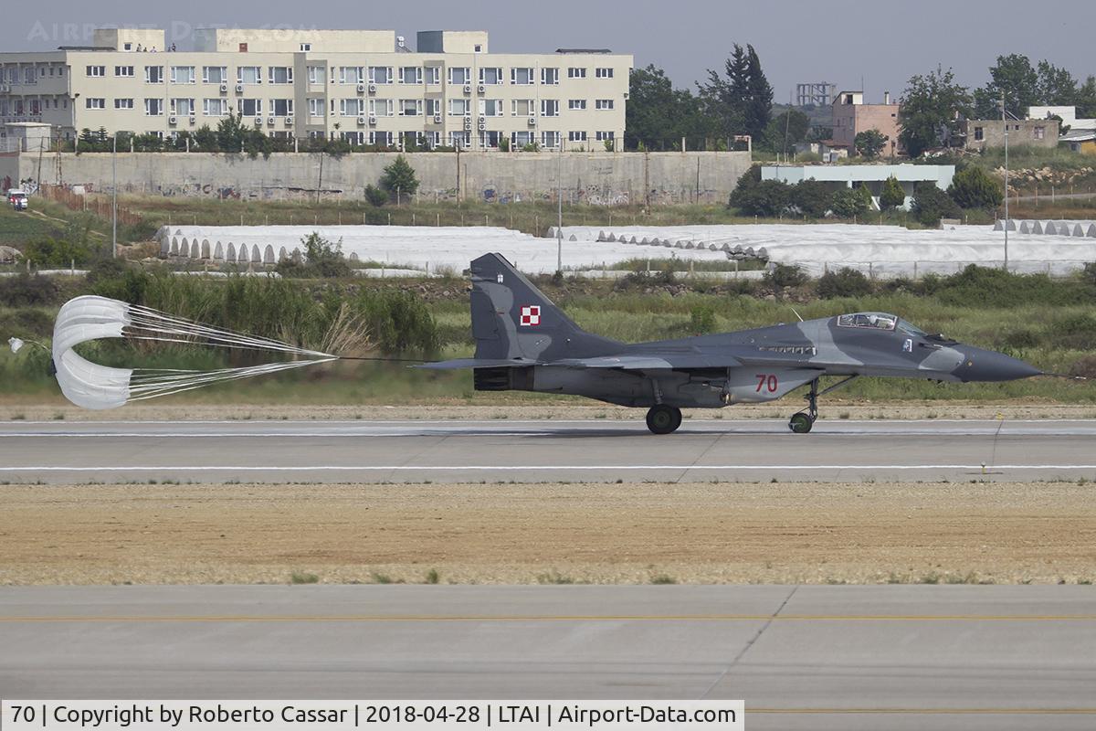 70, Mikoyan-Gurevich MiG-29A C/N 2960526370/3815, EURASIA 2018
