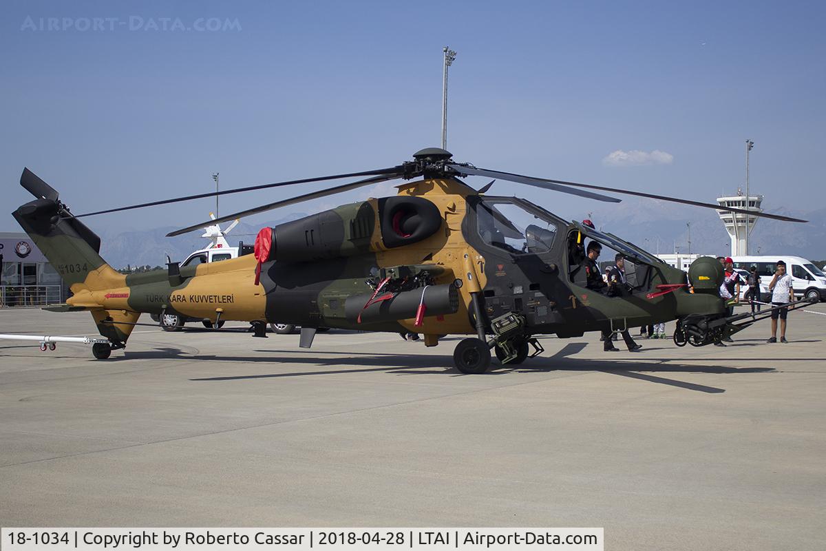 18-1034, AgustaWestland (TUSAS) T-129A C/N Not found 18-1034, EURASIA 2018