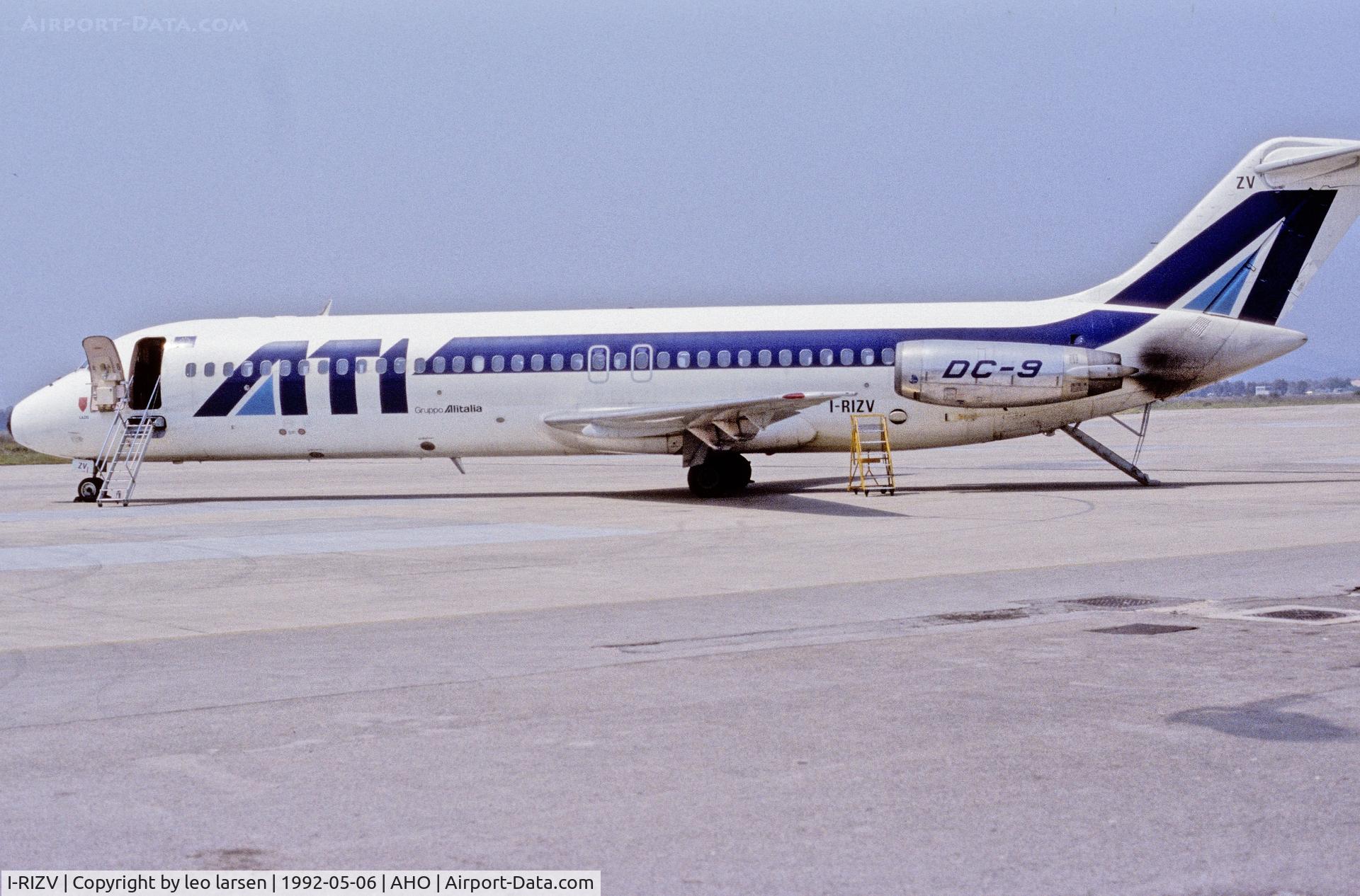 I-RIZV, 1971 Douglas DC-9-32 C/N 47533, Alghero 6.5.1992
