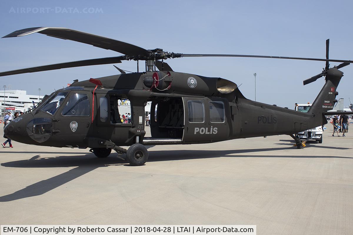 EM-706, Sikorsky S-70i Black Hawk C/N 70-3990, EURASIA 2018