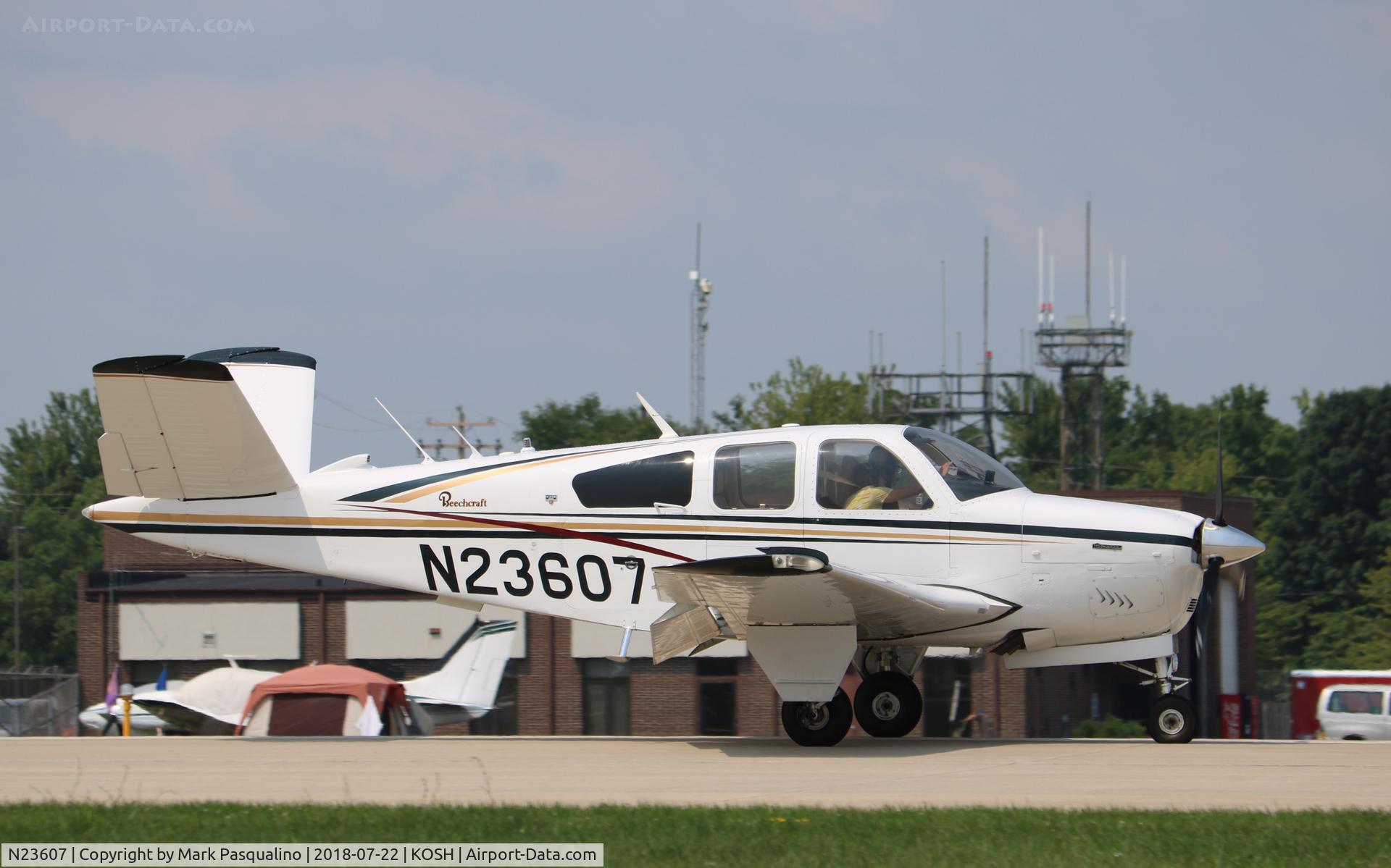 N23607, 1977 Beech V35B Bonanza C/N D-10088, Beech V35B