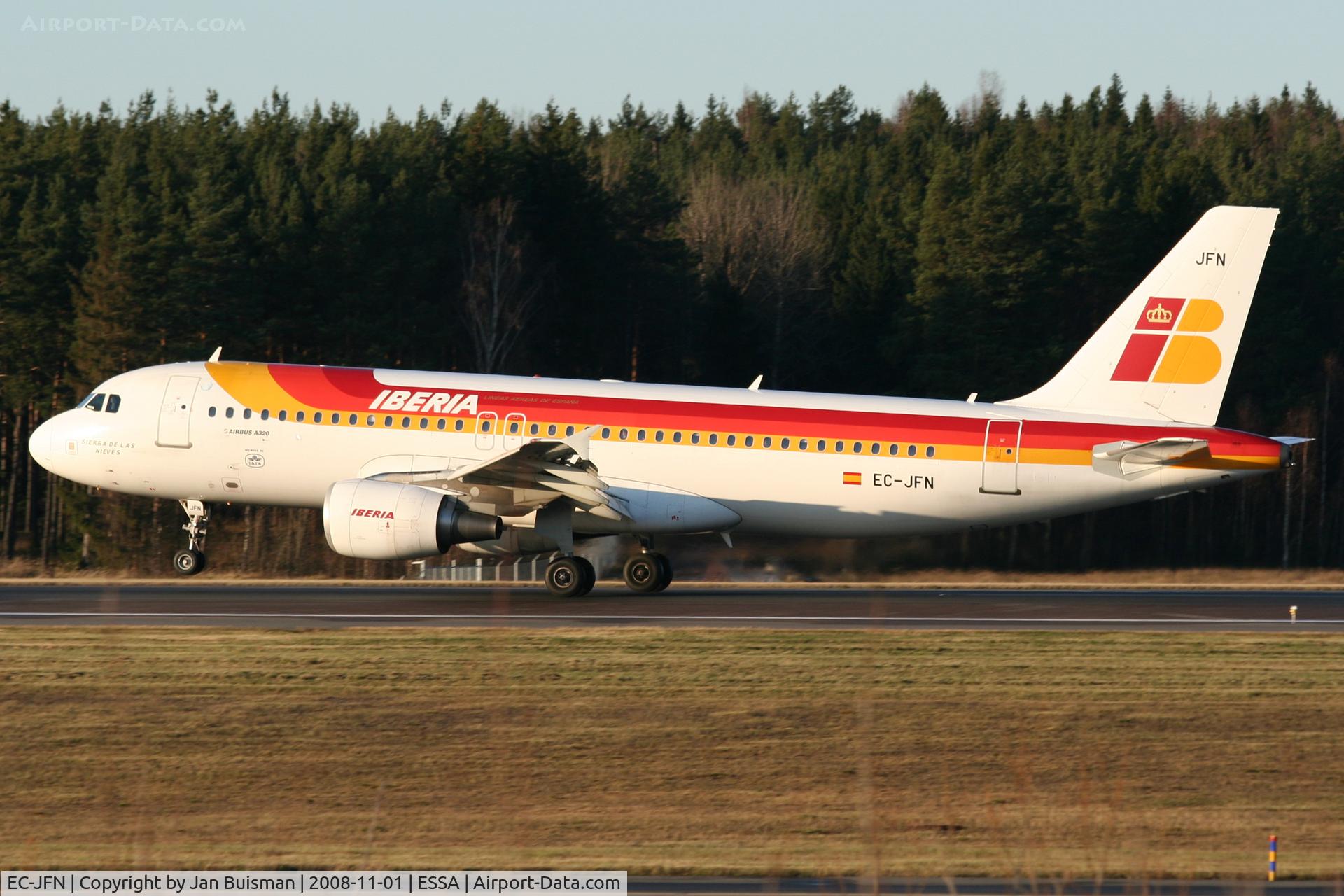 EC-JFN, 2005 Airbus A320-214 C/N 2391, Iberia
