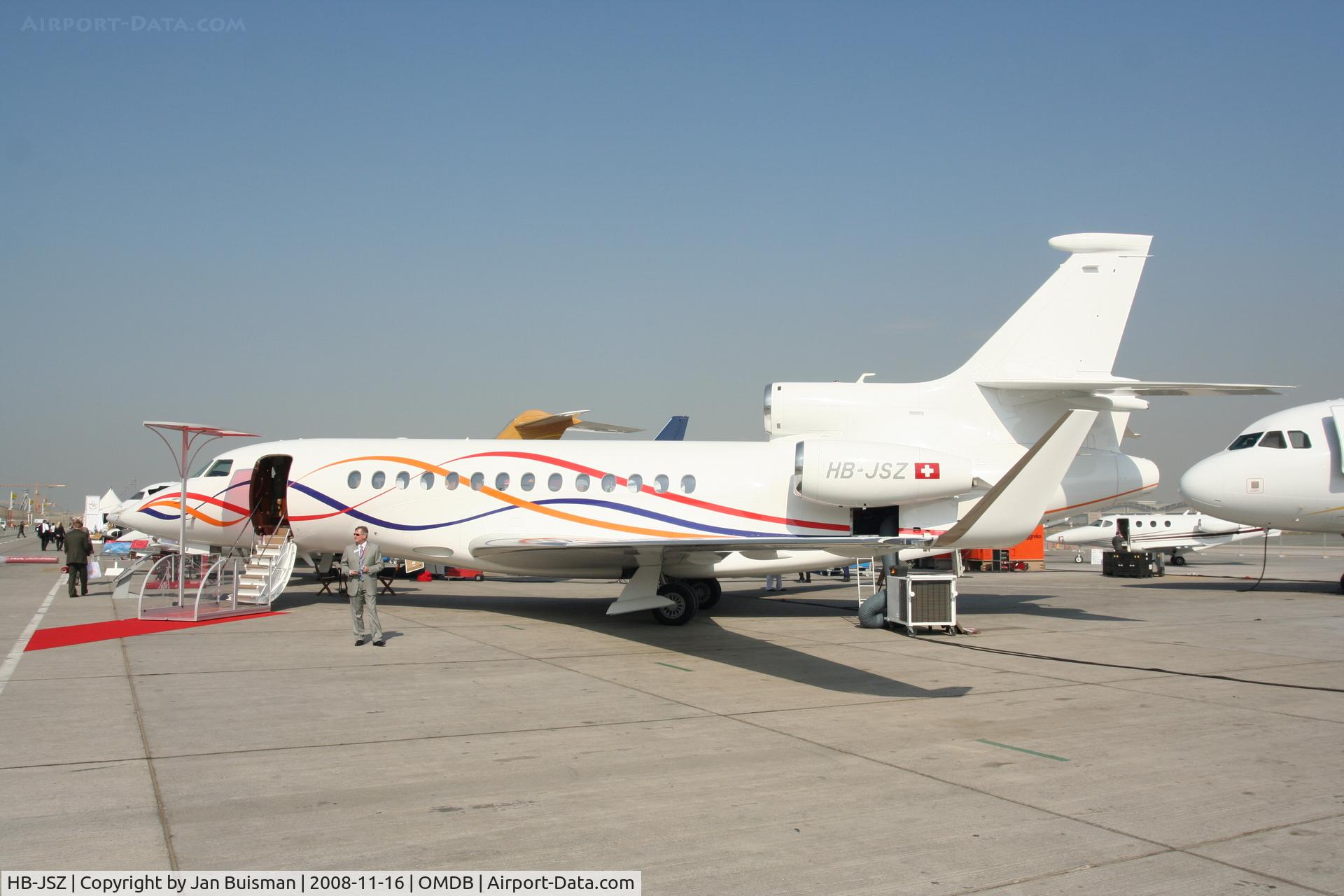 HB-JSZ, 2007 Dassault Falcon 7X C/N 004, Corporate