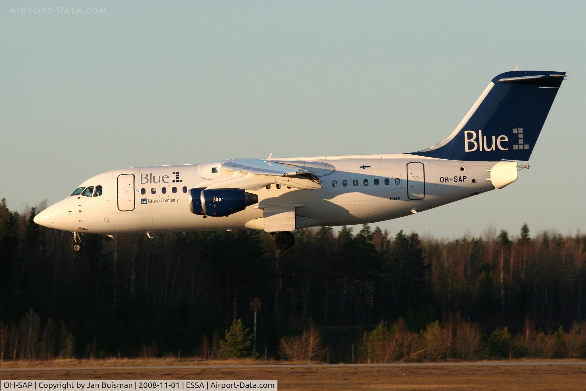 OH-SAP, 2002 British Aerospace Avro 146-RJ85 C/N E.2394, Blue1