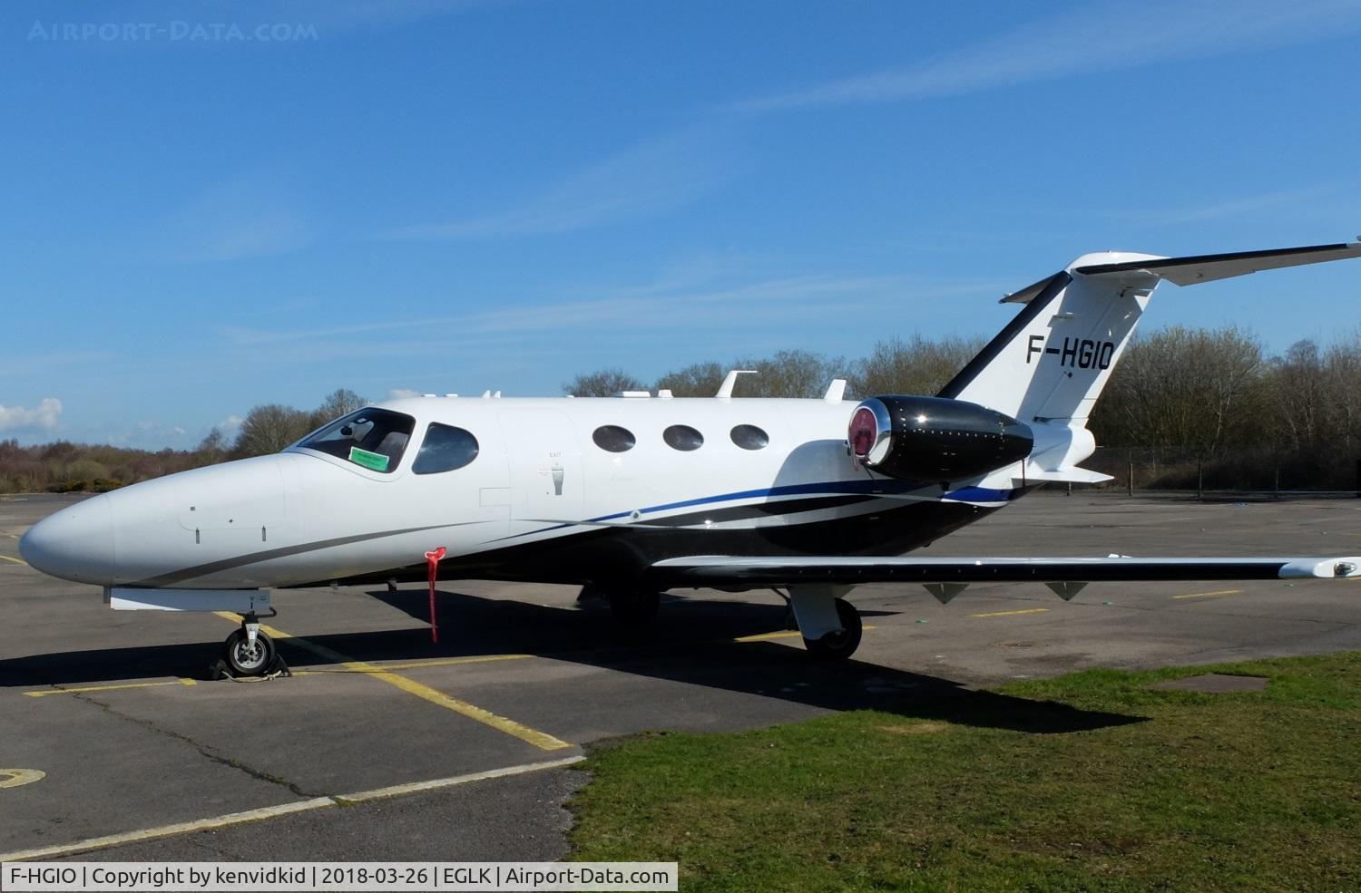 F-HGIO, 2007 Cessna 510 Citation Mustang Citation Mustang C/N 510-0052, Resting between flights.