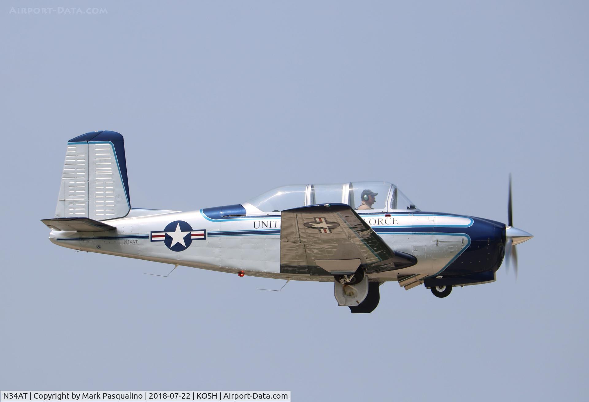 N34AT, 1957 Beech T-34A (A45) Mentor Mentor C/N G-139, Beech T-34A
