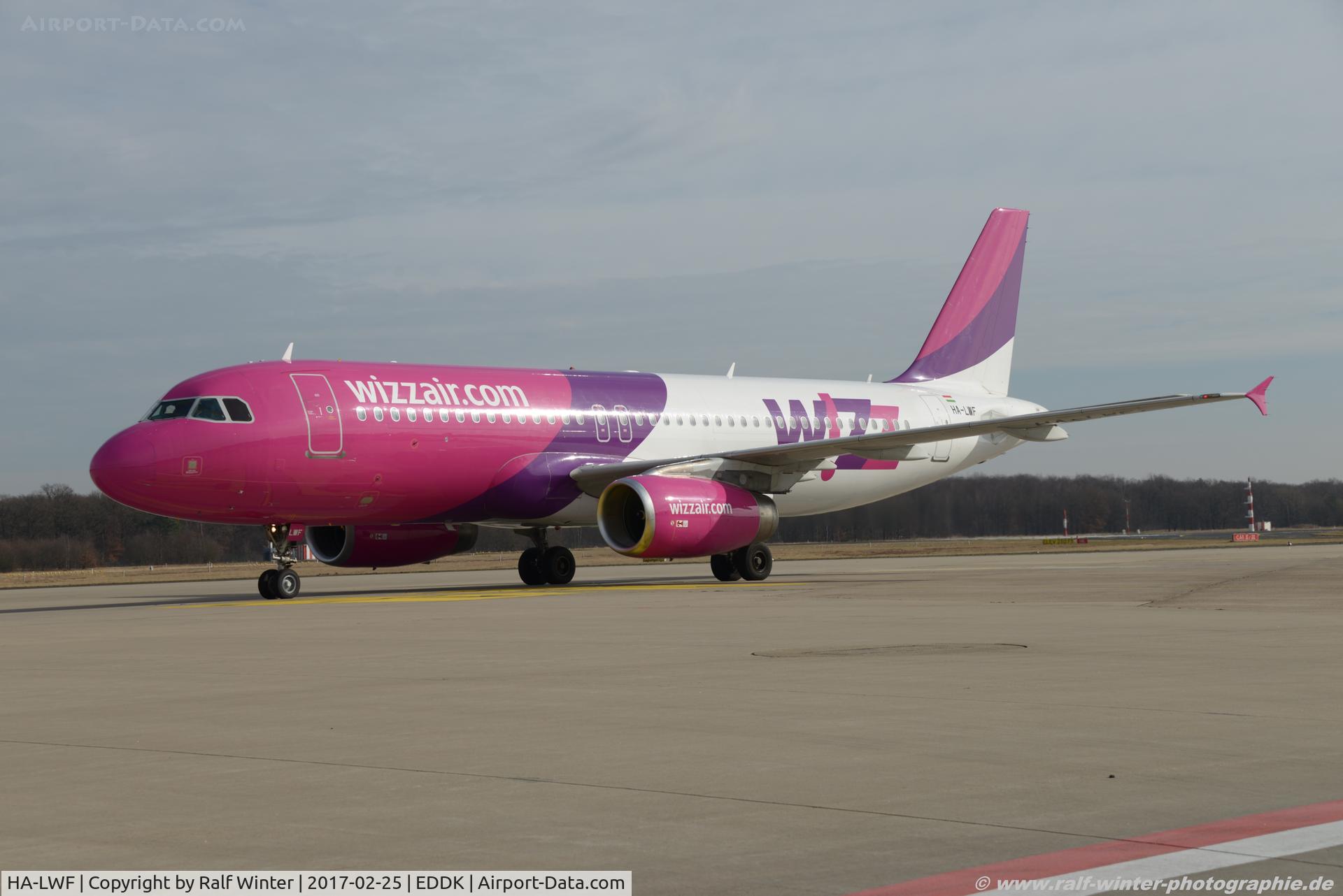 HA-LWF, 2008 Airbus A320-232 C/N 3562, Airbus A320-232 - W6 WZZ Wizz Air - 3562 - HA-LWF - 25.02.2017 - CGN