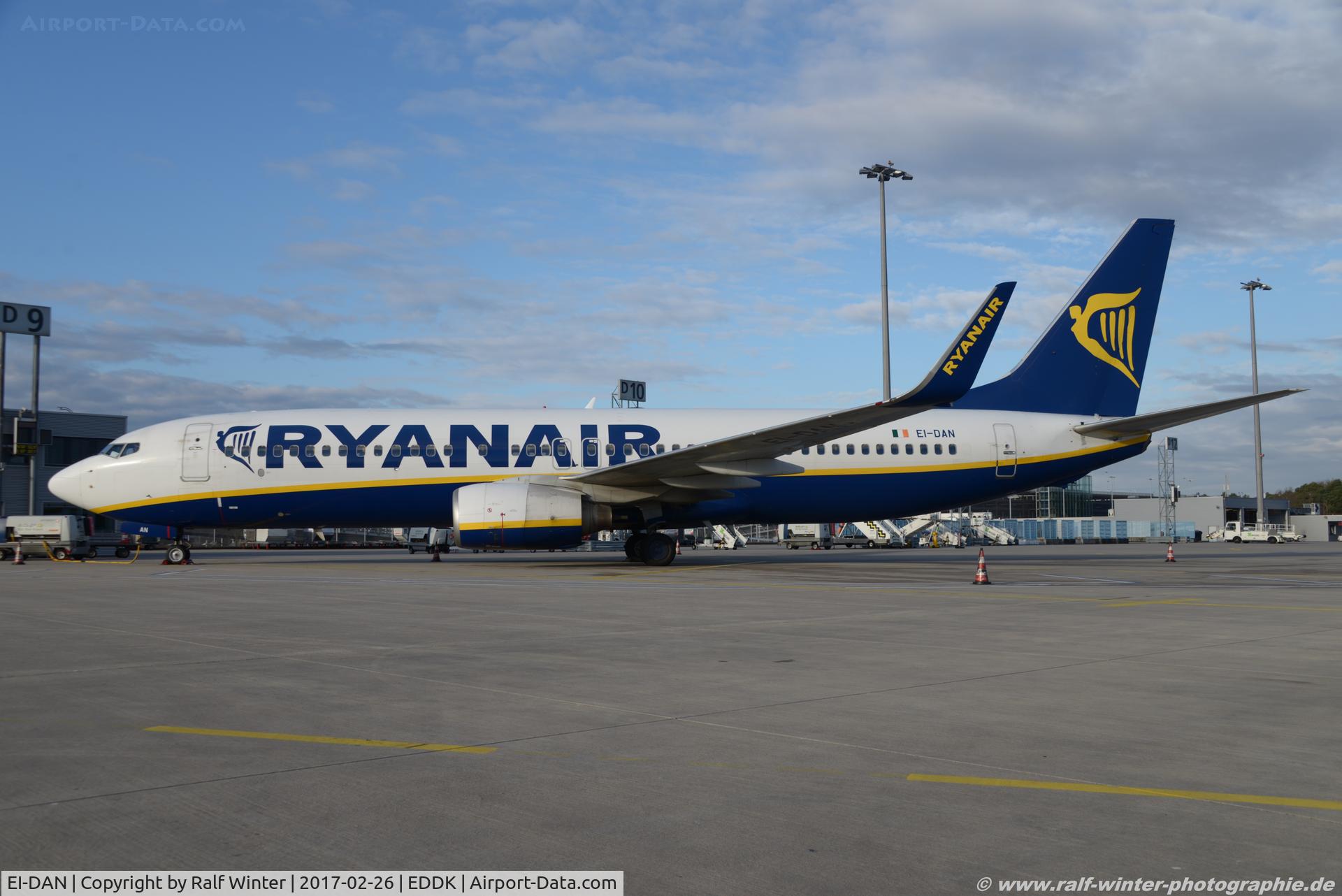 EI-DAN, 2003 Boeing 737-8AS C/N 33549, Boeing 737-8AS(W) - FR RYR Ryanair - 33549 - EI-DAN - 26.02.2017 - CGN