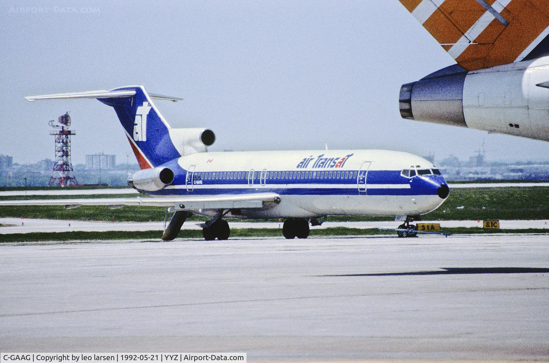 C-GAAG, 1975 Boeing 727-233C C/N 20938, Toronto 21.5.1992