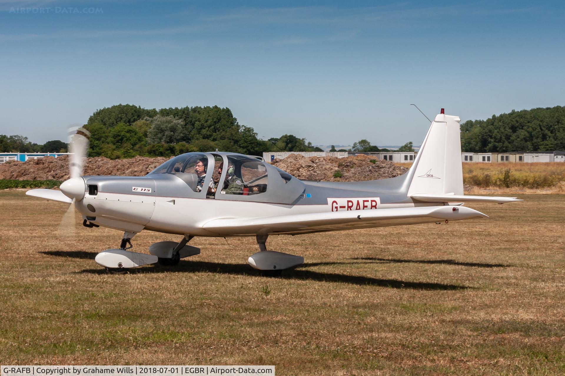 G-RAFB, 1989 Grob G-115 C/N 8079, Grob G115 G-RAFB RAF College Flying Club Breighton 1/7/18
