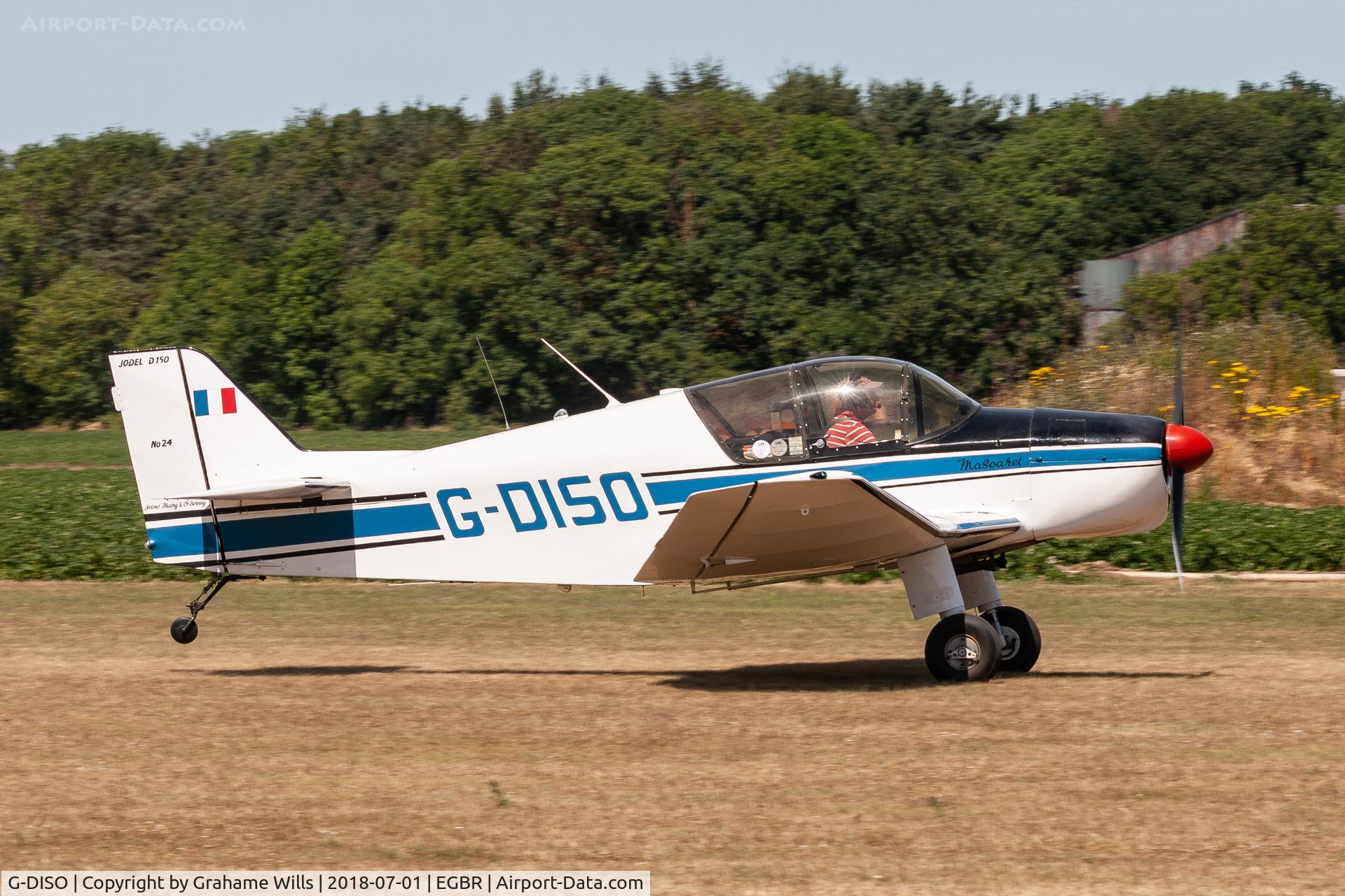 G-DISO, 1963 SAN Jodel D-150 Mascaret C/N 24, Jodel D150 G-DISO Breighton 1/7/18