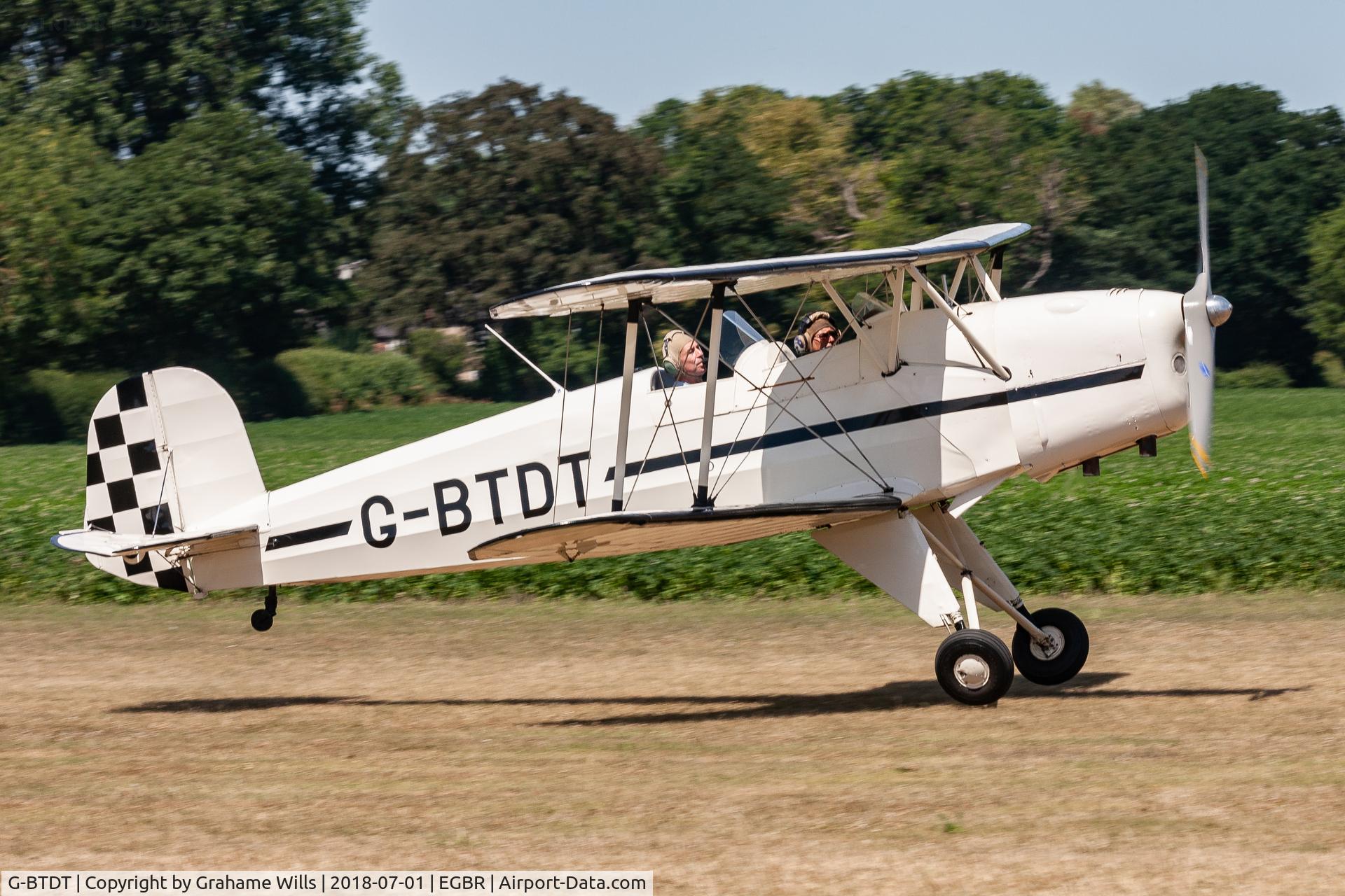 G-BTDT, 1957 CASA 1-131E Jungmann C/N 2131, CASA 1.131E Jungmann G-BTDT Cirrus Aircraft UK Breighton 1/7/18