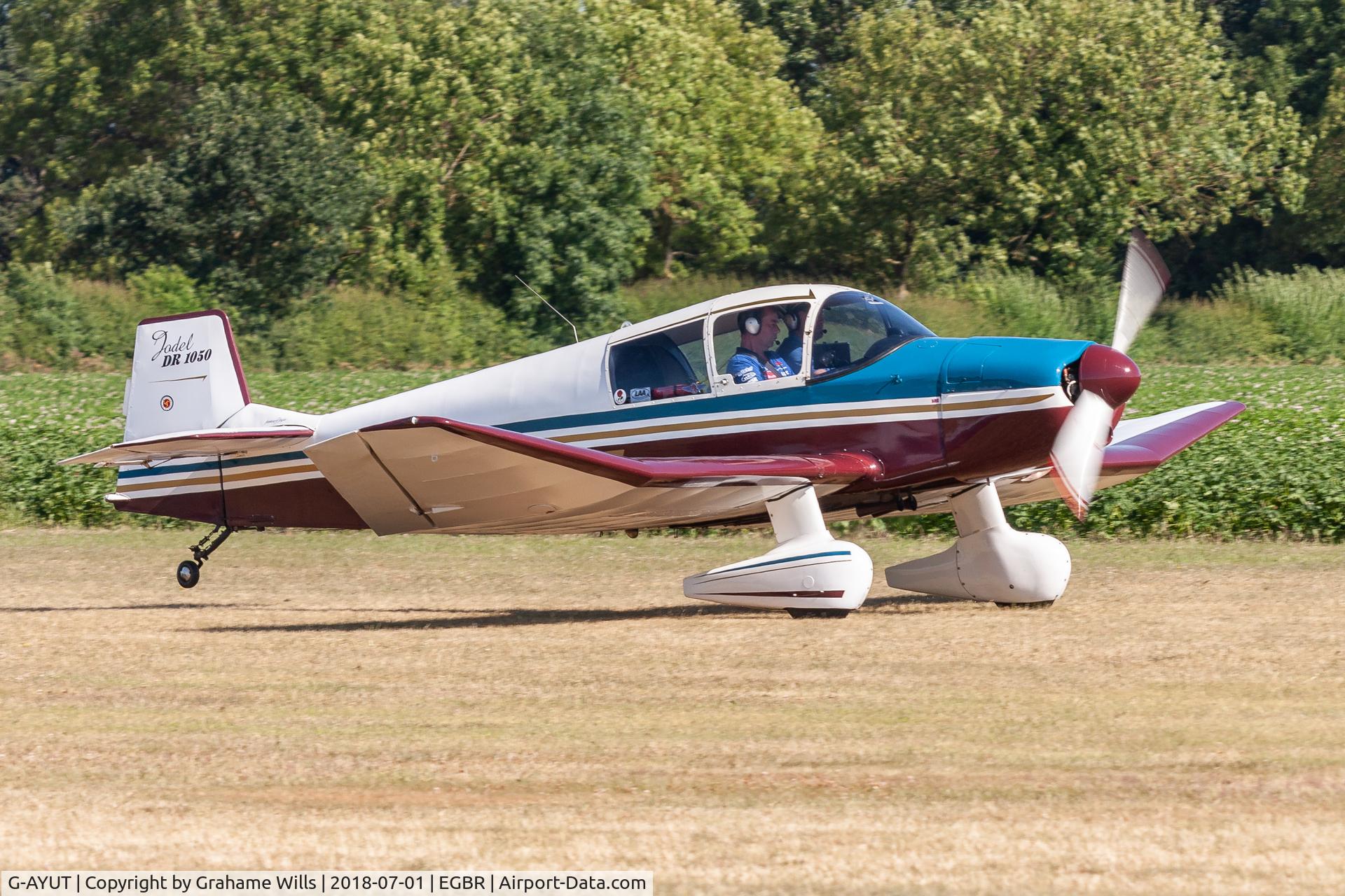 G-AYUT, 1964 SAN Jodel DR-1050 Ambassadeur C/N 479, Jodel DR1050 G-AYUT Breighton 1/7/18