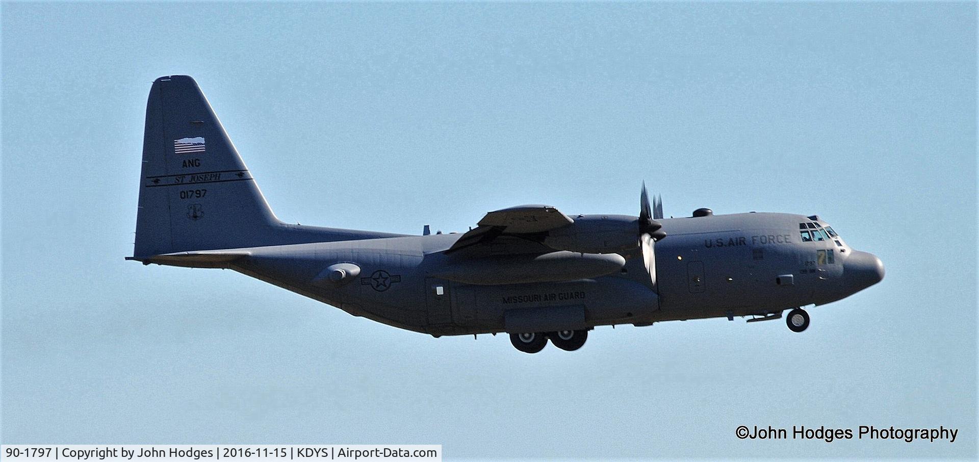 90-1797, 1990 Lockheed C-130H Hercules C/N 382-5250, Welcome to Texas!