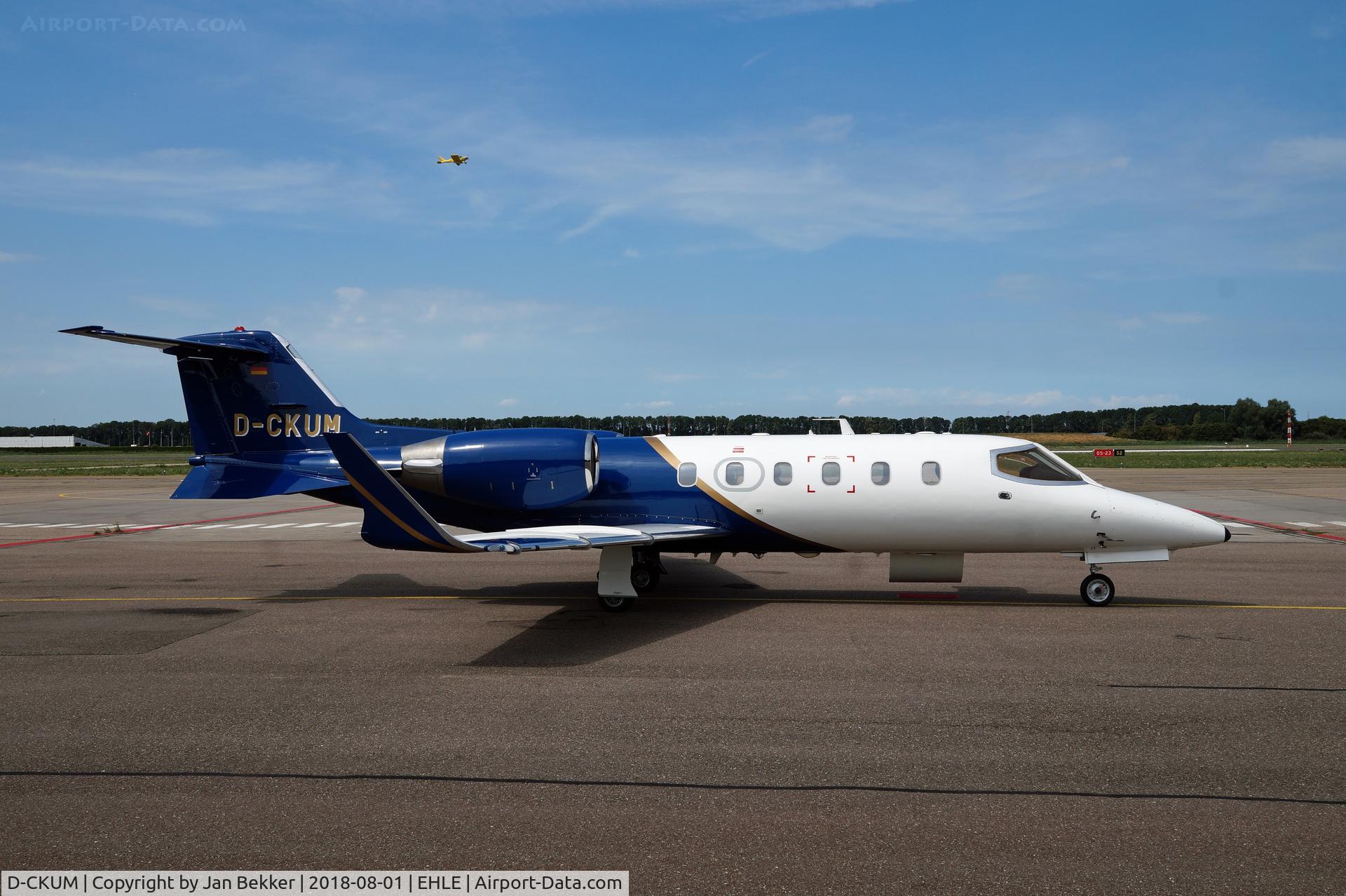 D-CKUM, Learjet 31A C/N 205, Lelystad Airport on the ramp