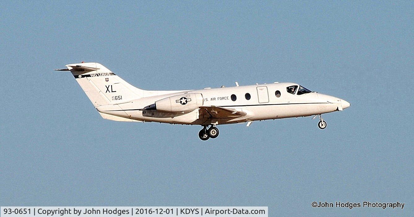93-0651, 1993 Beechcraft T-1A Jayhawk C/N TT-108, Greetings from Del Rio