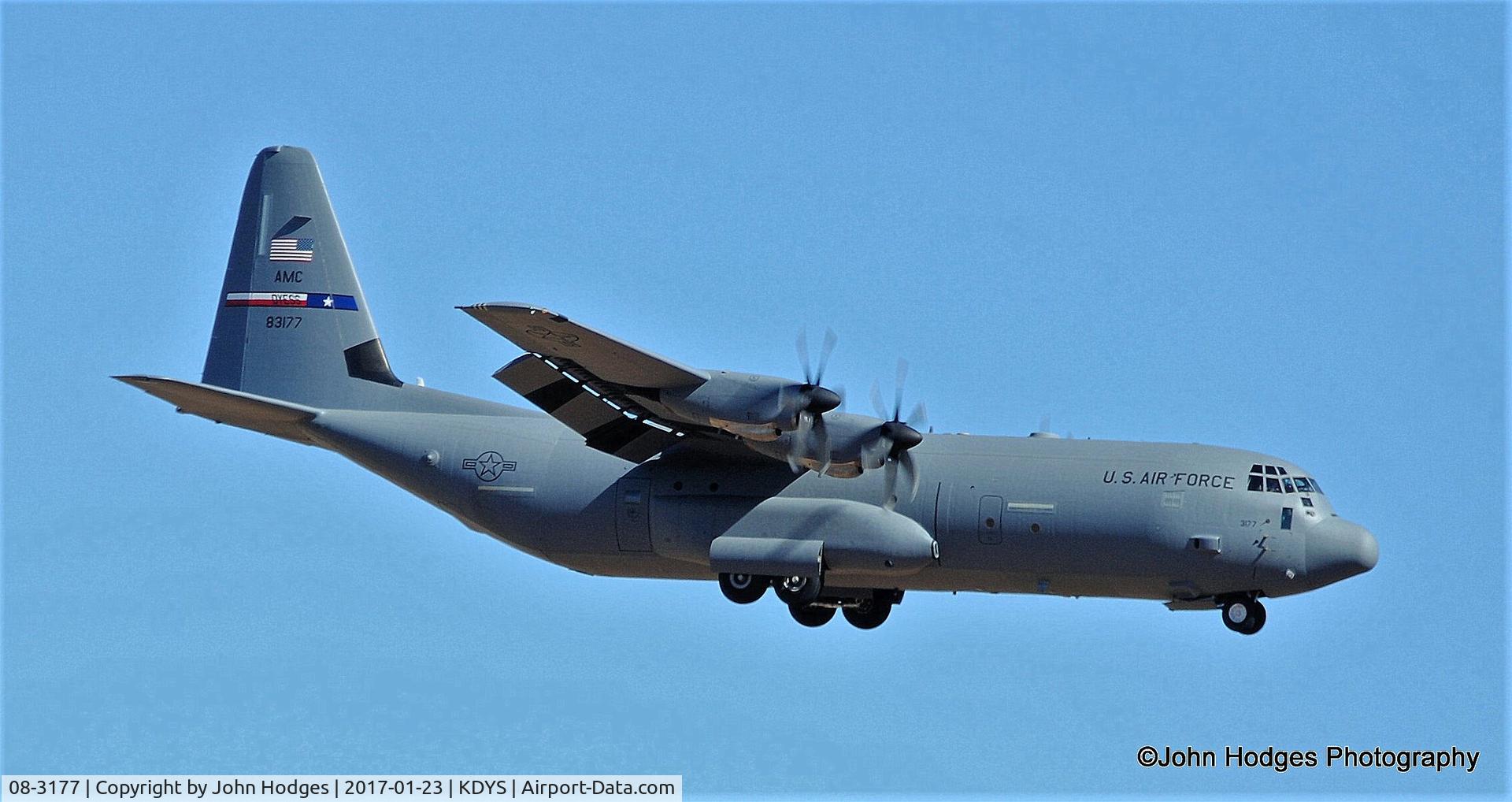 08-3177, 2011 Lockheed C-130J-30 Super Hercules C/N 382-5672, coming home