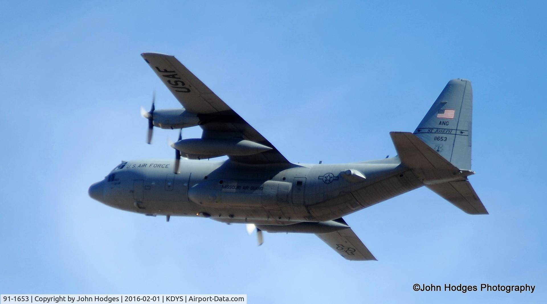 91-1653, 1991 Lockheed C-130H Hercules C/N 382-5292, another shot
