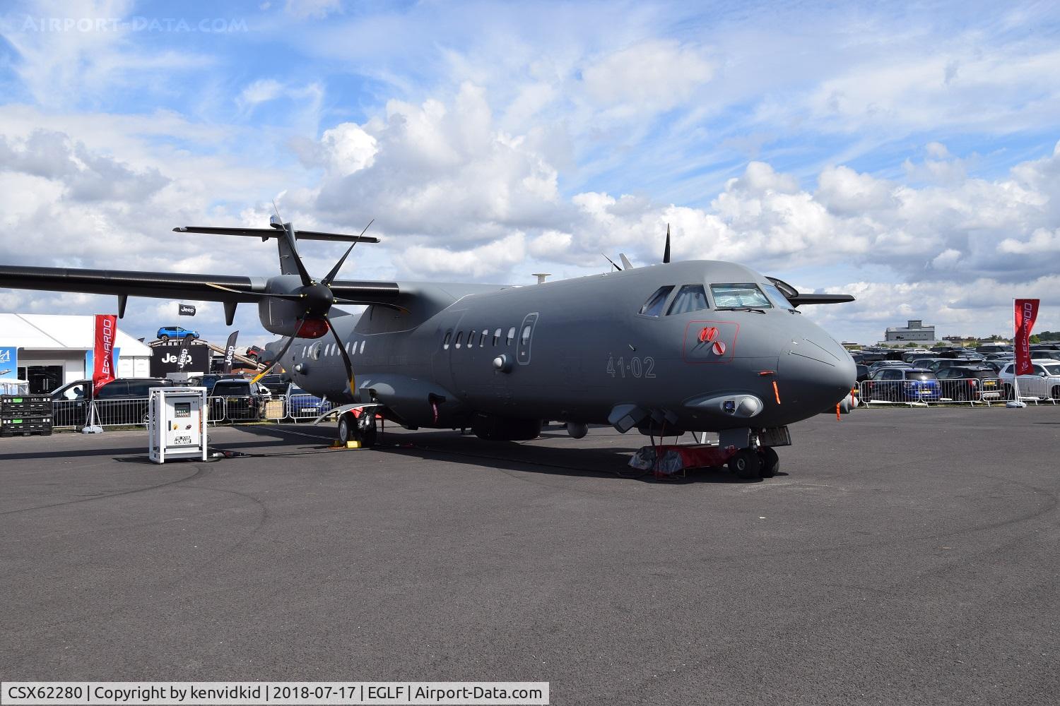 CSX62280, 2012 ATR 72-600MP C/N 970, On static display at FIA 2018.