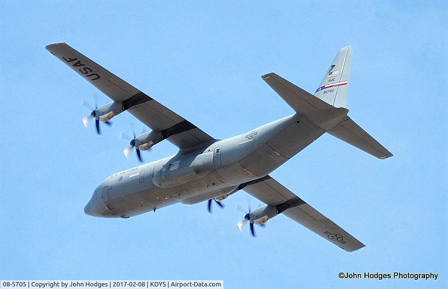 08-5705, 2011 Lockheed C-130J-30 Super Hercules C/N 382-5705, Coming home from deployment to Guam