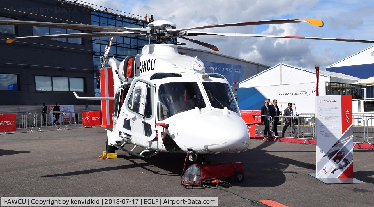 I-AWCU, Leonardo AW-189 C/N 49039, On static display at FIA 2018.