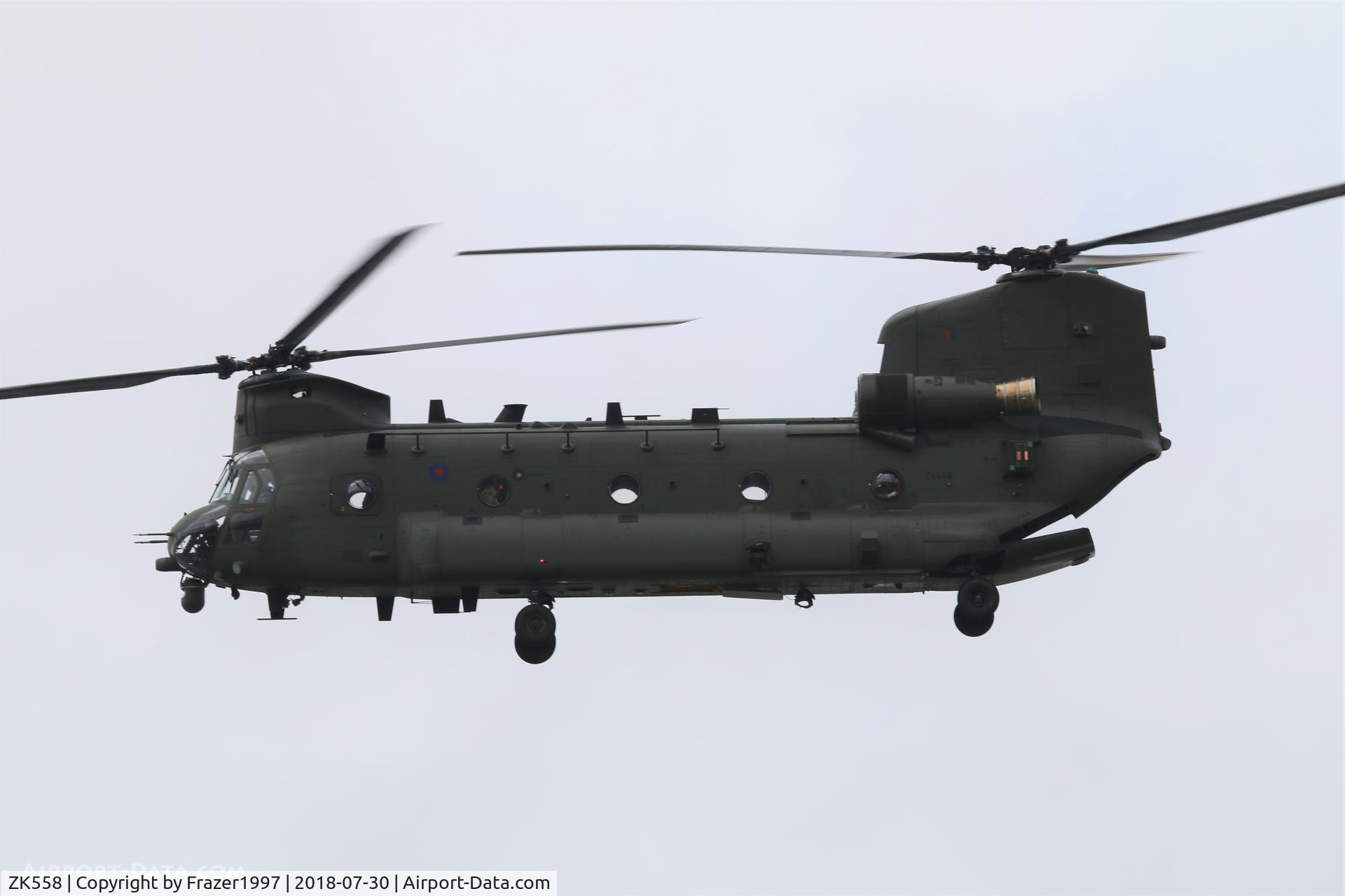 ZK558, Boeing Chinook HC.6 C/N M7709, As part of LIFTER flt