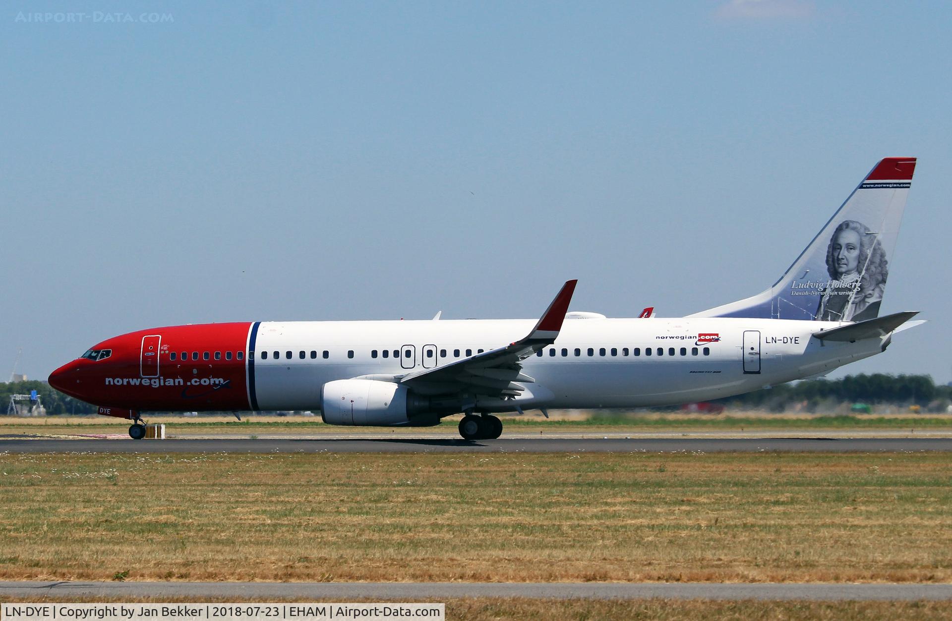 LN-DYE, 2010 Boeing 737-8JP C/N 39003, Schiphol Amsterdam