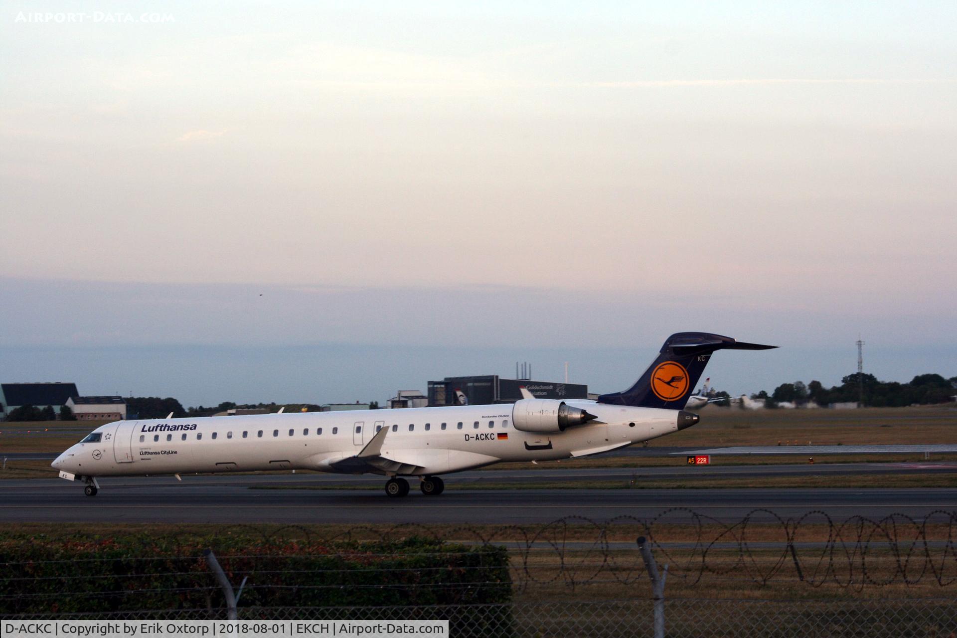 D-ACKC, 2006 Bombardier CRJ-900LR (CL-600-2D24) C/N 15078, D-ACKC landed rw 04L