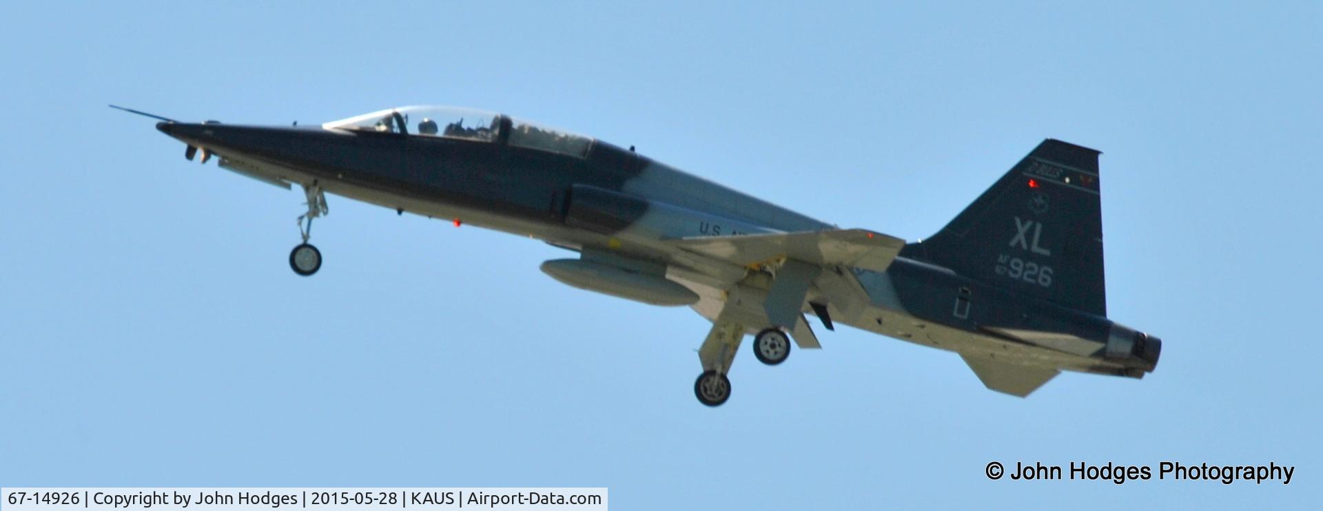 67-14926, 1967 Northrop T-38A-70-NO Talon C/N T.6067, Flying over Austin
