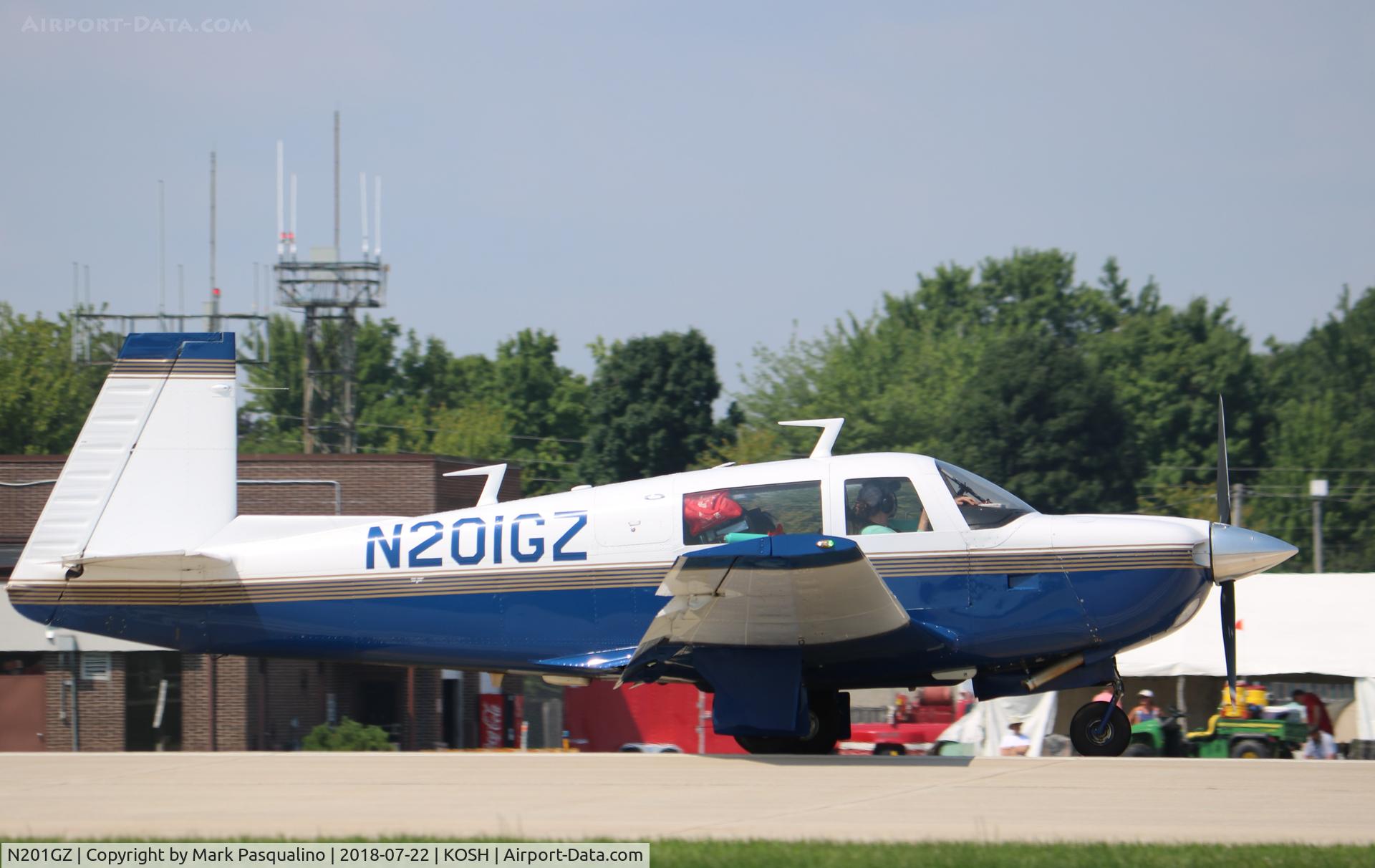 N201GZ, 1977 Mooney M20J 201 C/N 24-0229, Mooney M20J