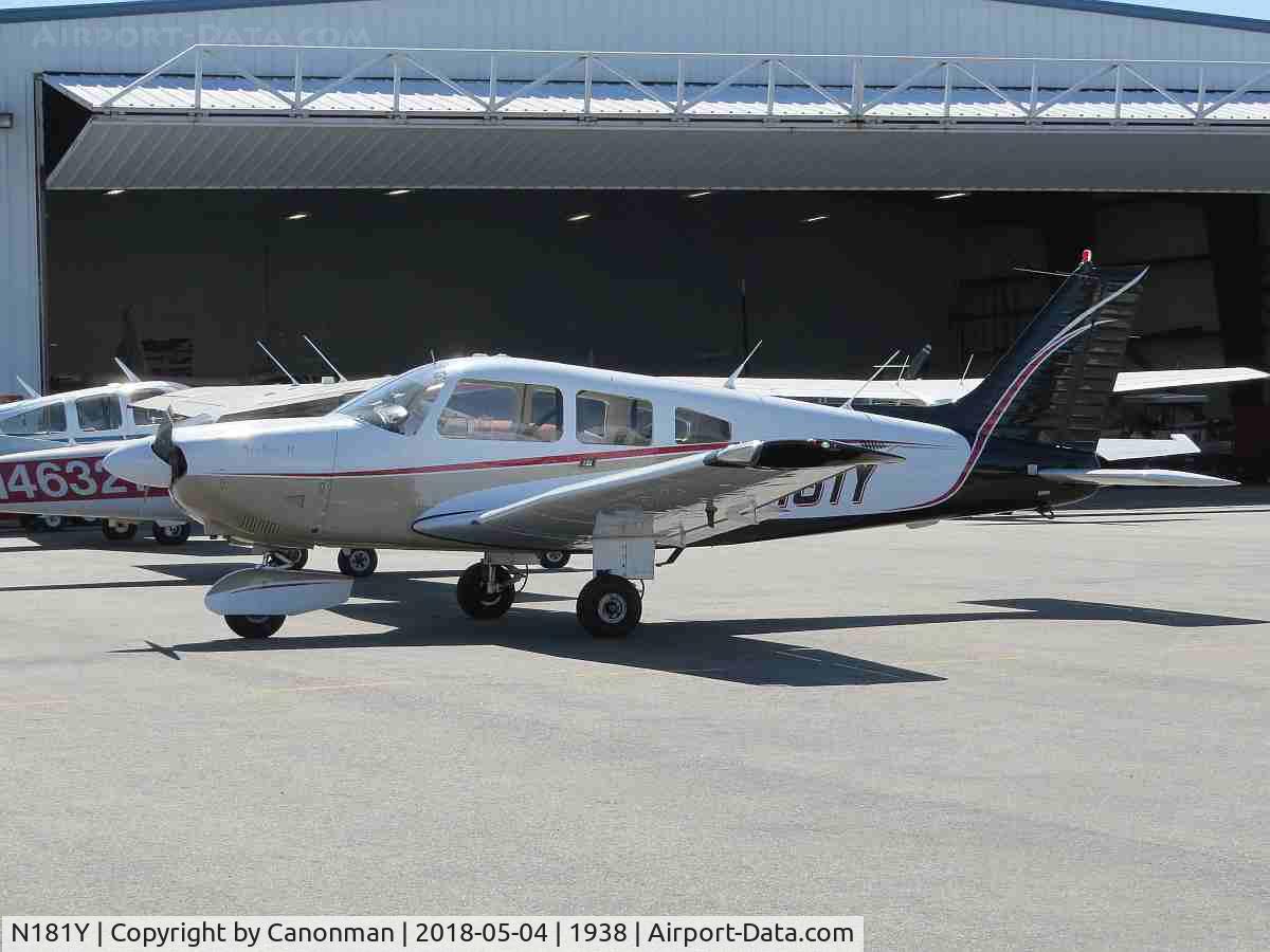 N181Y, 1985 Piper PA-28-181 Archer C/N 28-8590089, Parked