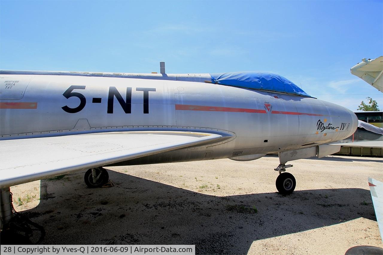 28, Dassault Mystere IVA C/N 28, Dassault Mystere IVA, pLes amis de la 5ème escadre Museum, Orange