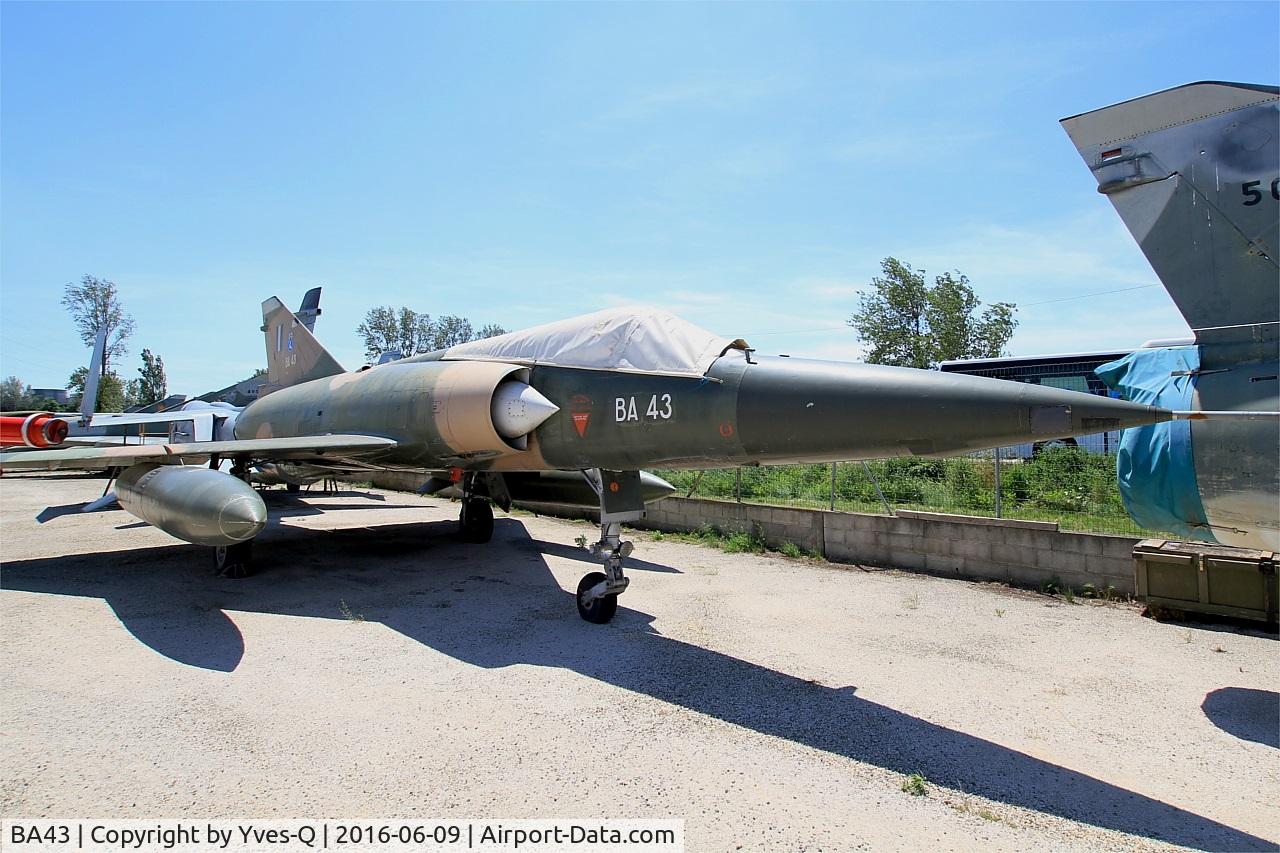 BA43, SABCA Mirage 5BA C/N 43, SABCA Mirage 5BA, Les amis de la 5ème escadre Museum, Orange