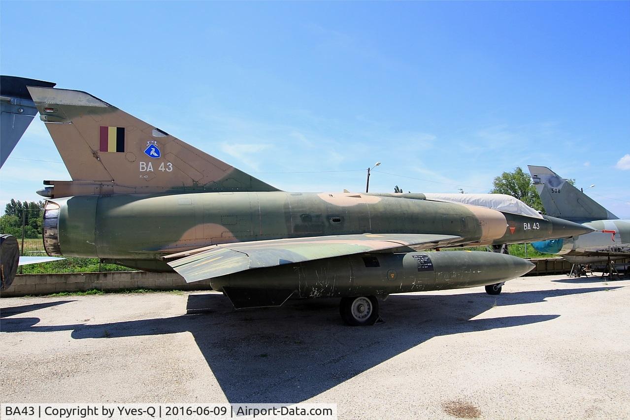 BA43, SABCA Mirage 5BA C/N 43, SABCA Mirage 5BA, Les amis de la 5ème escadre Museum, Orange