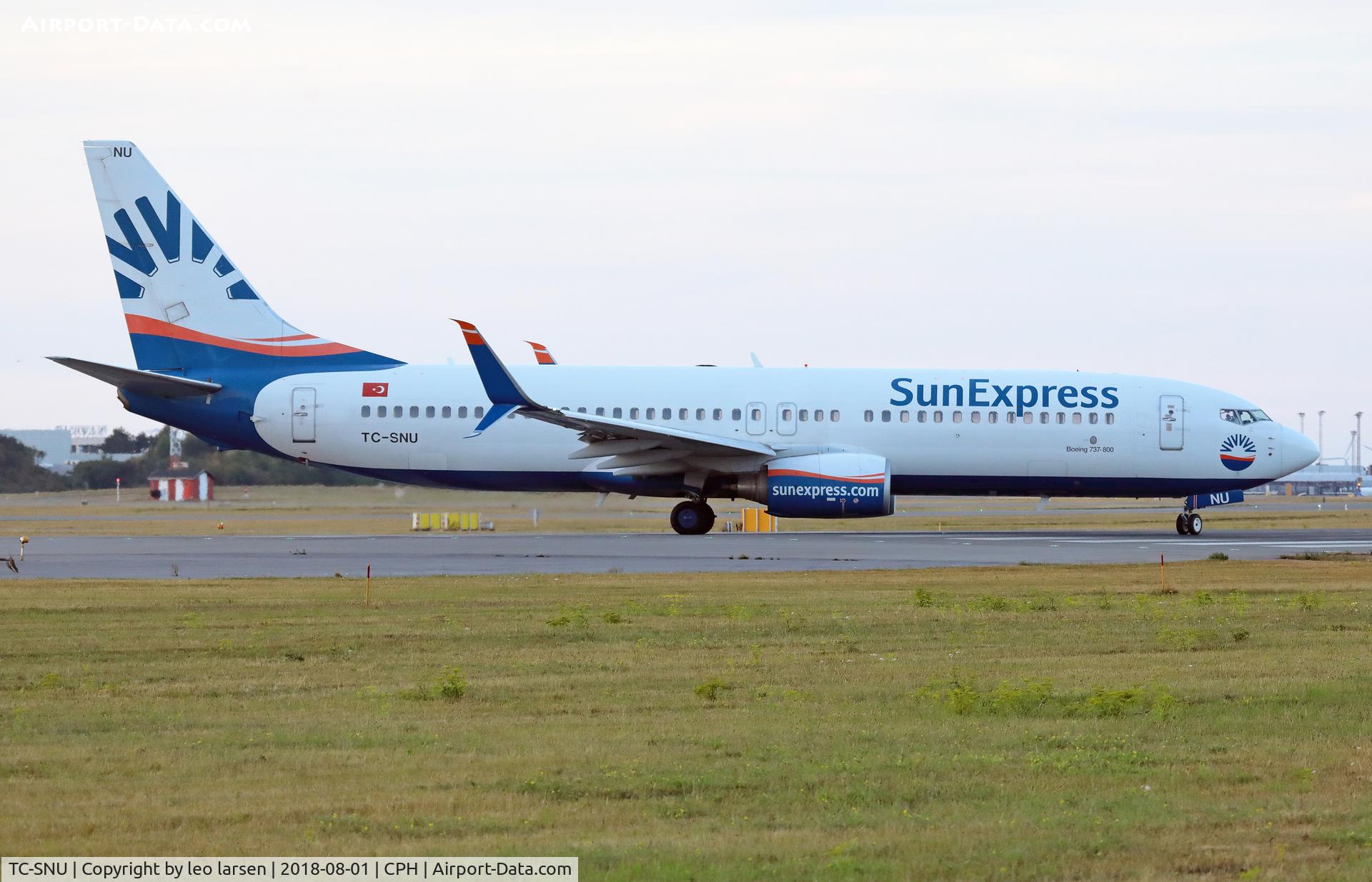 TC-SNU, 2010 Boeing 737-8HC C/N 40756, Copenhagen 1.8.2018