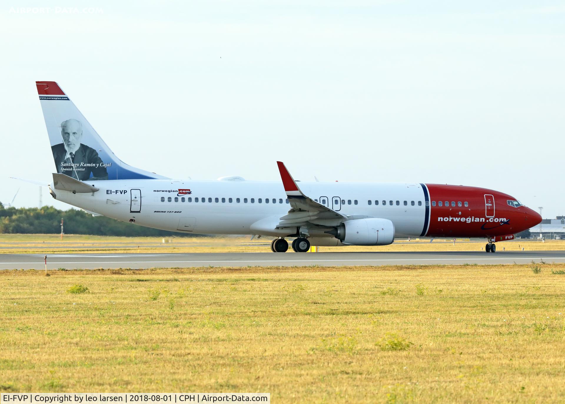 EI-FVP, 2017 Boeing 737-800 C/N 42086, Copenhagen 1.8.2018