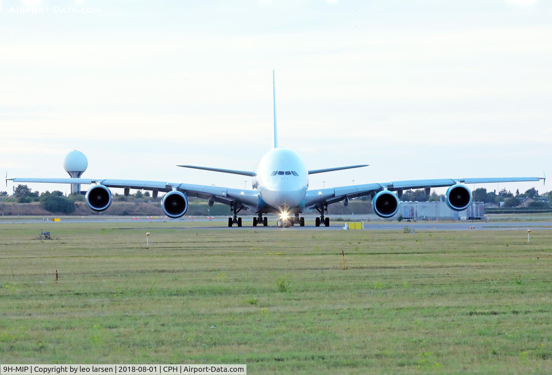 9H-MIP, 2006 Airbus A380-841 C/N 006, Copenhagen 1.8.2018