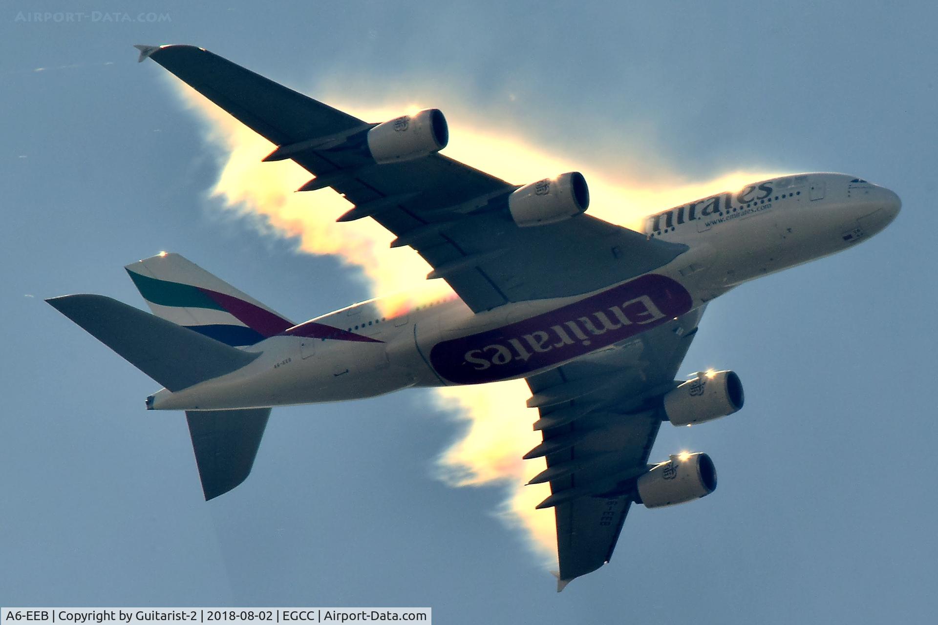 A6-EEB, 2012 Airbus A380-861 C/N 109, At Manchester