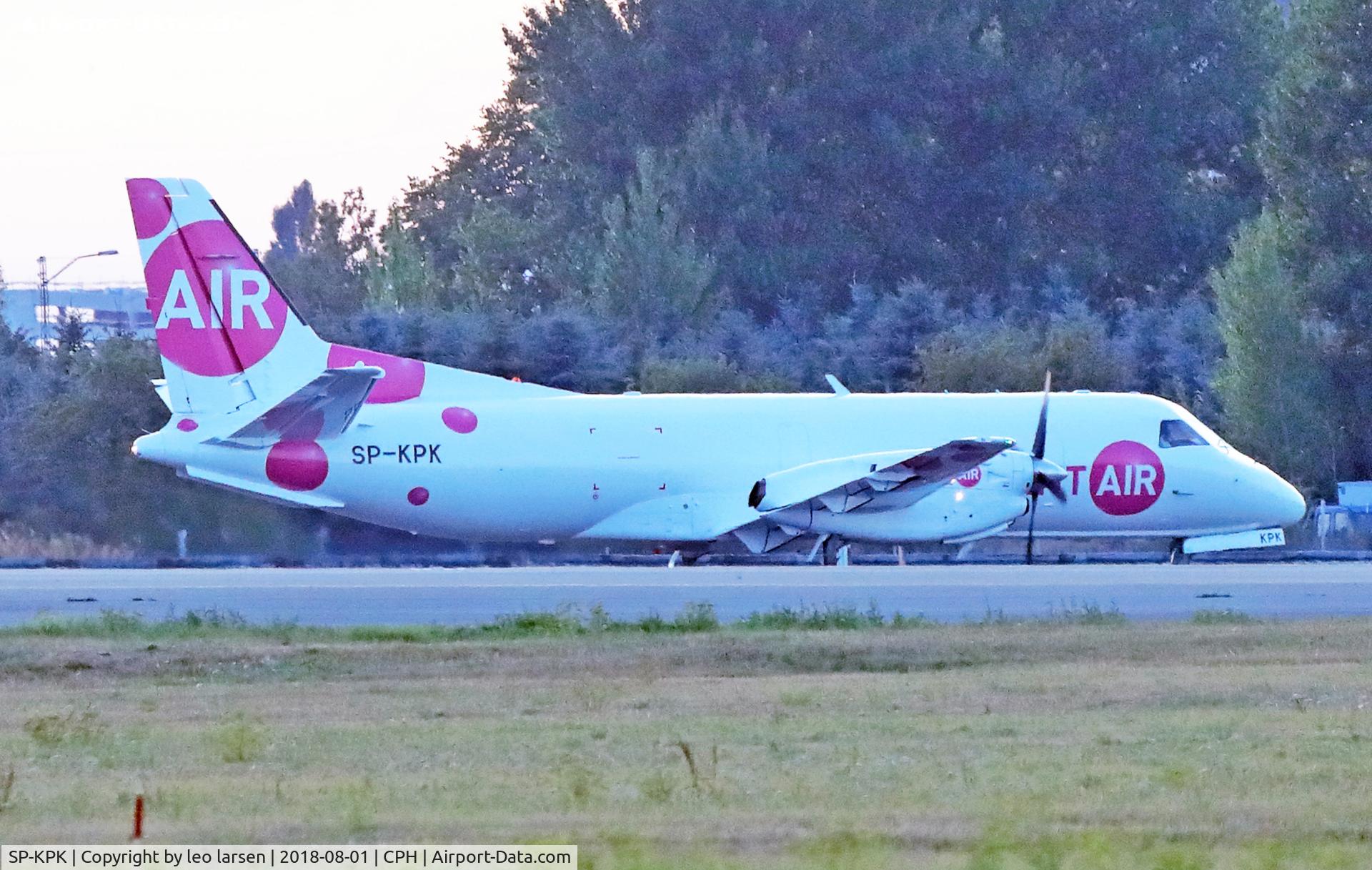 SP-KPK, 1985 Saab 340AF C/N 340A-026, Copenhagen 1.8.2018