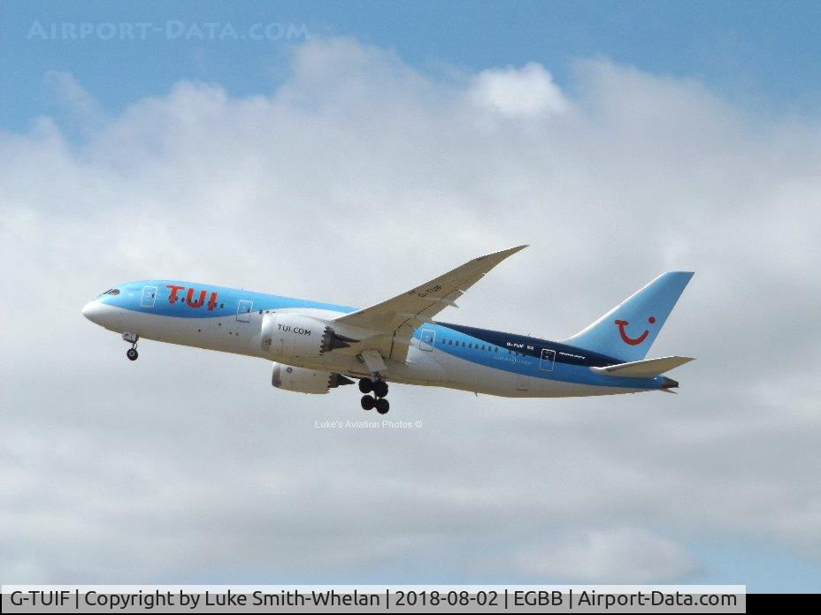 G-TUIF, 2014 Boeing 787-8 Dreamliner C/N 36428, From Birmingham Airport